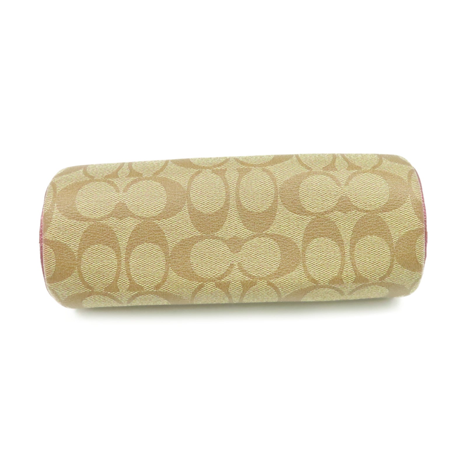 COACH 塗層帆布Pouch Set手拿包啡色