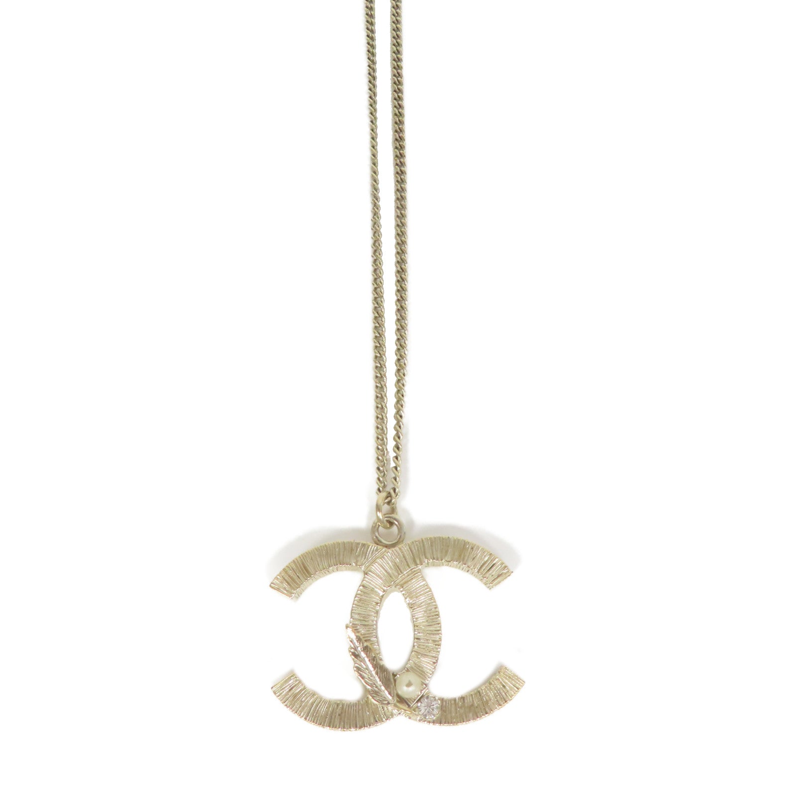 CHANEL 金屬Necklace項鍊金色