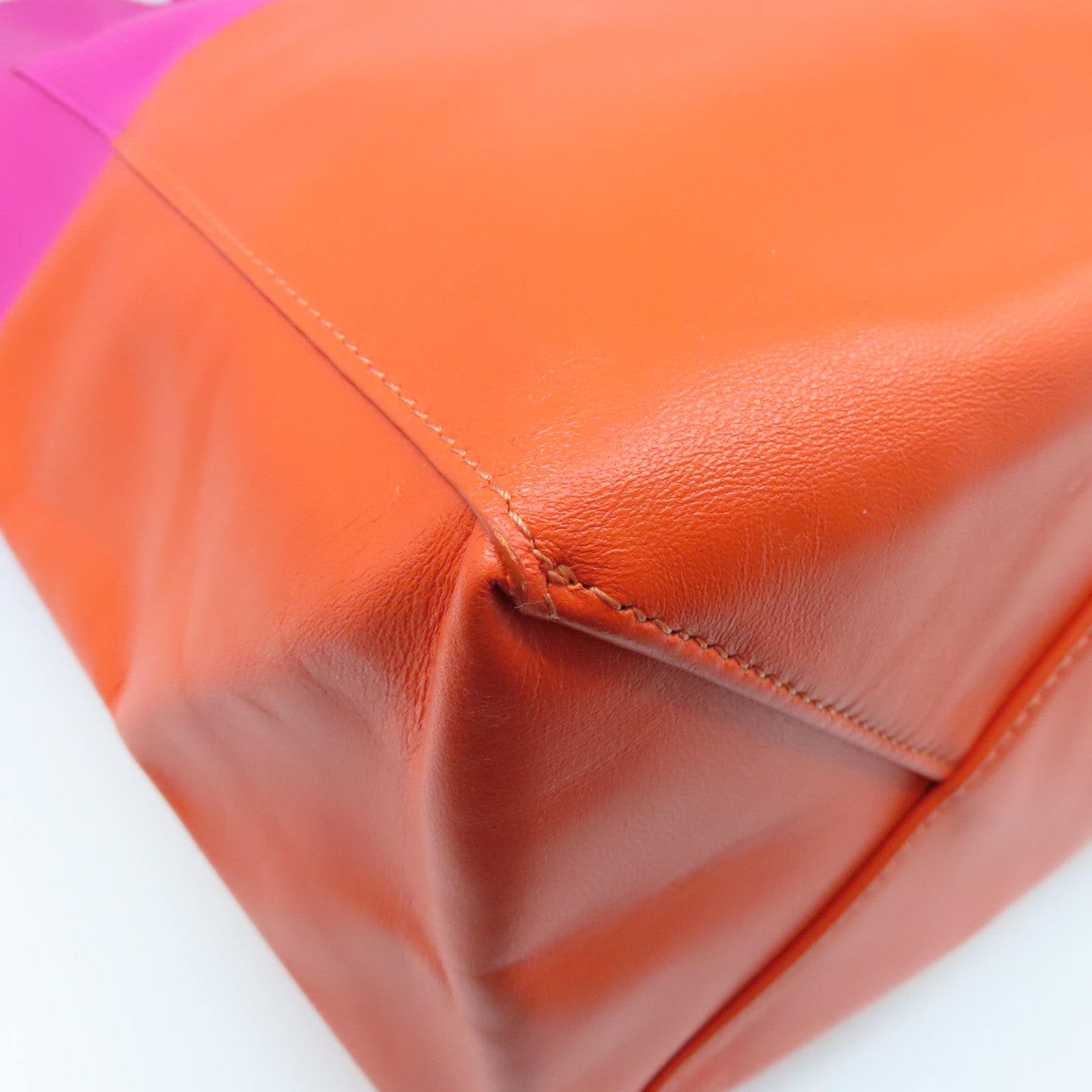 CELINE 羊皮皮革Tote Bag手挽袋粉紅色橙色