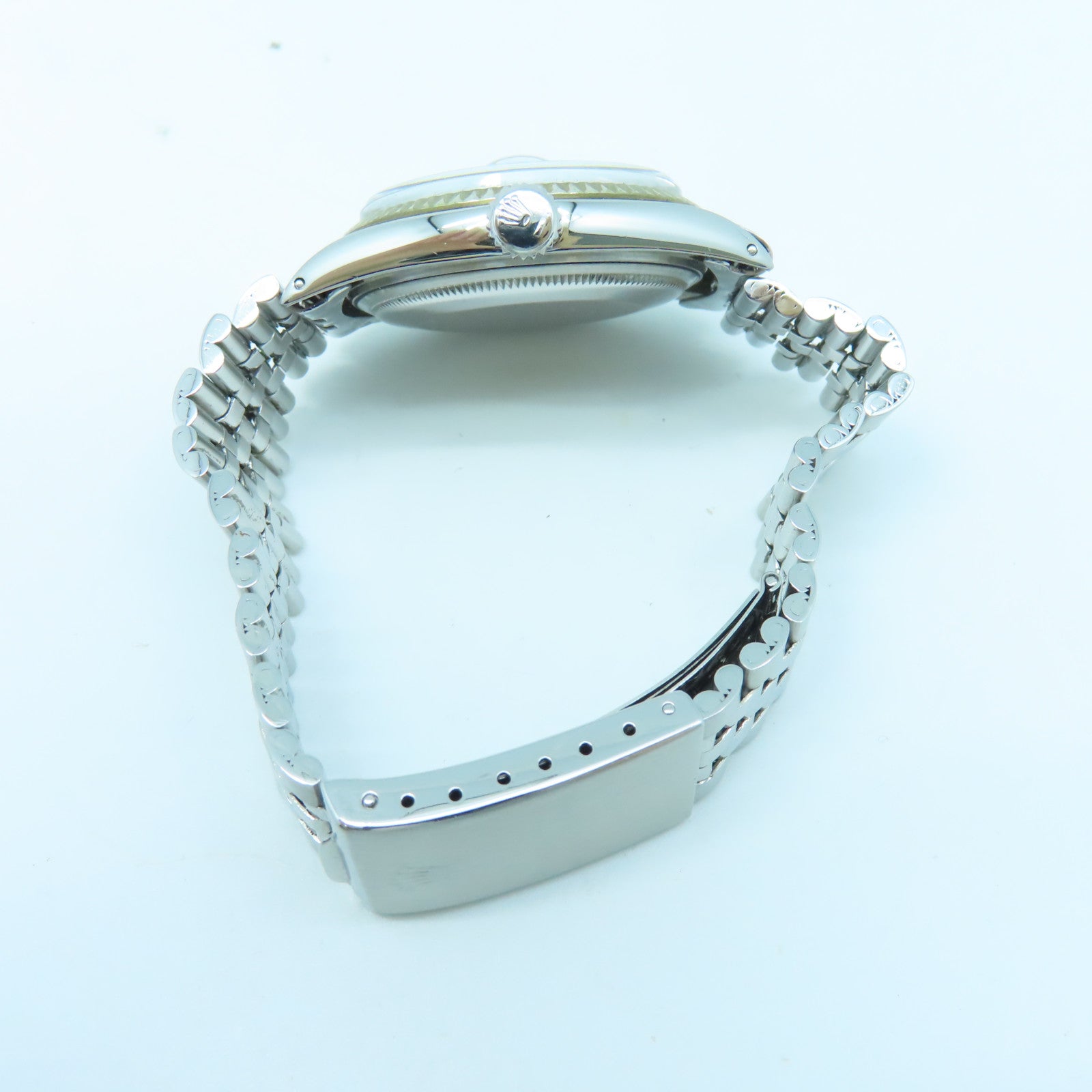 ROLEX Datejust 36mm 18K黄金/不锈钢手表自动机芯白色