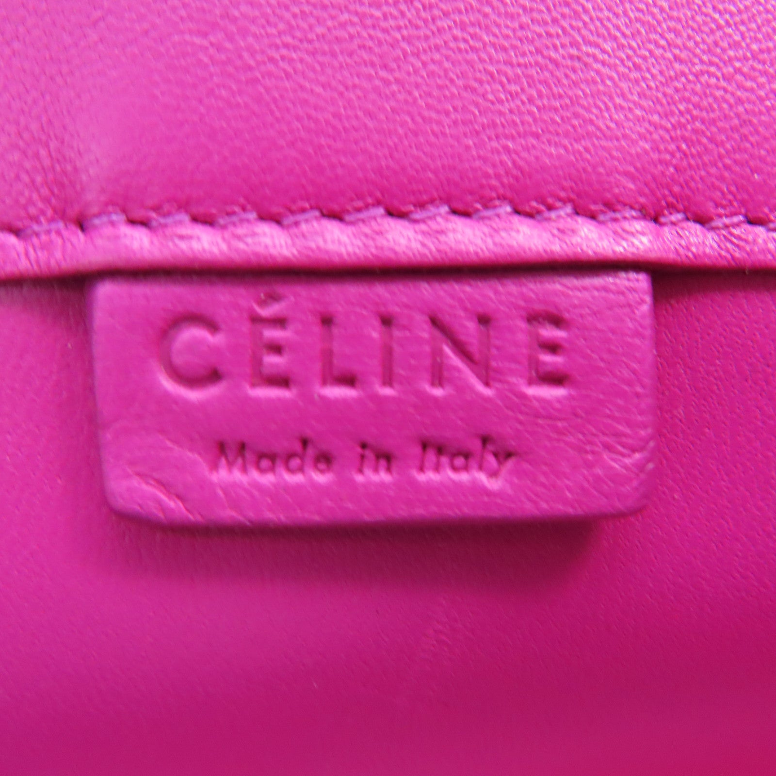 CELINE 羊皮皮革Tote Bag手挽袋粉紅色橙色