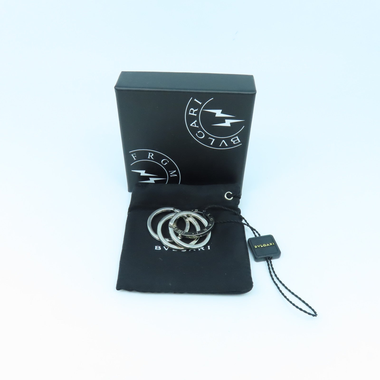 BVLGARI 金屬Key Ring鎖匙扣銀色
