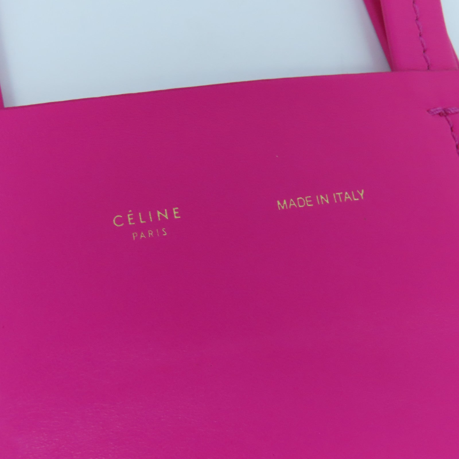 CELINE 羊皮皮革Tote Bag手挽袋粉紅色橙色
