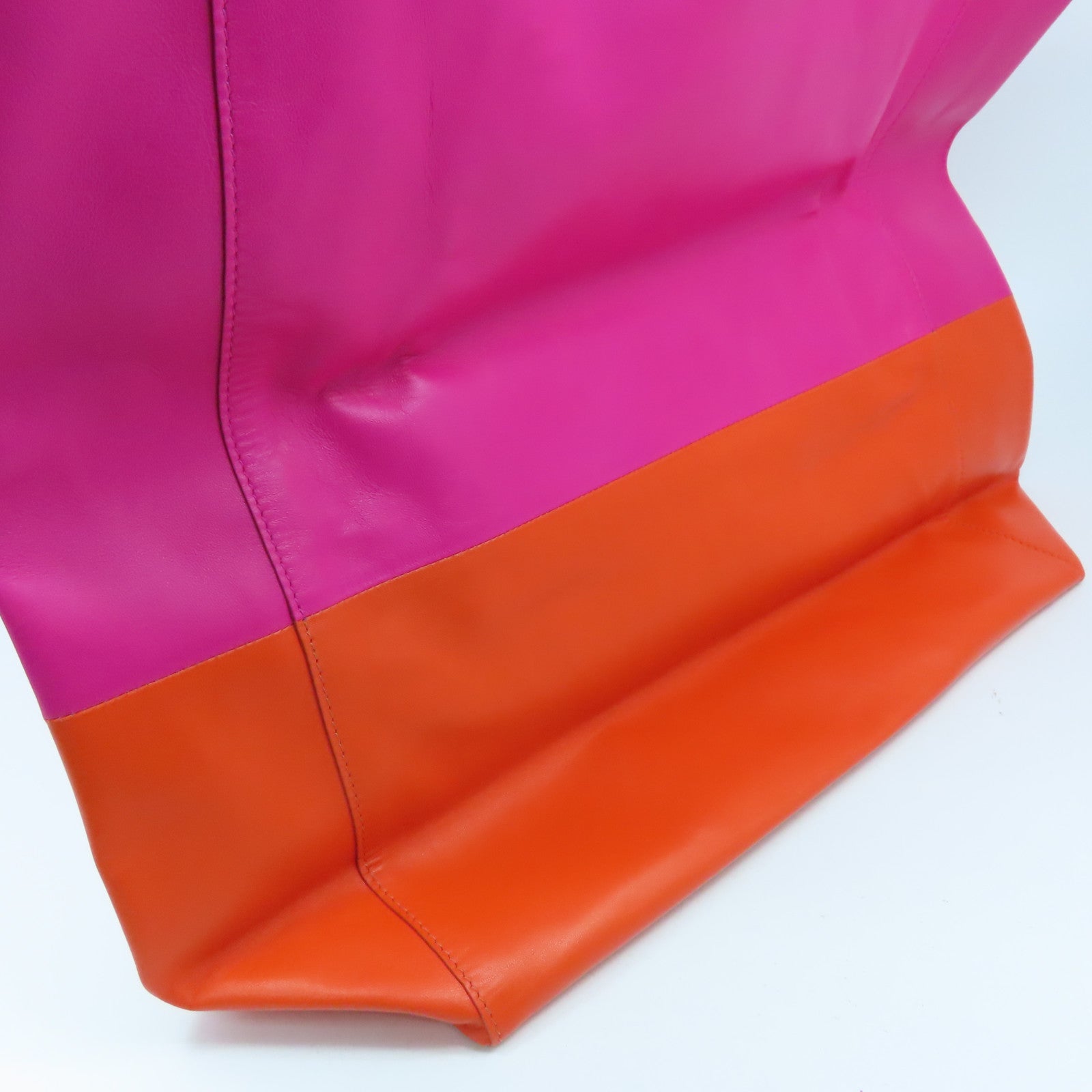 CELINE 羊皮皮革Tote Bag手挽袋粉紅色橙色