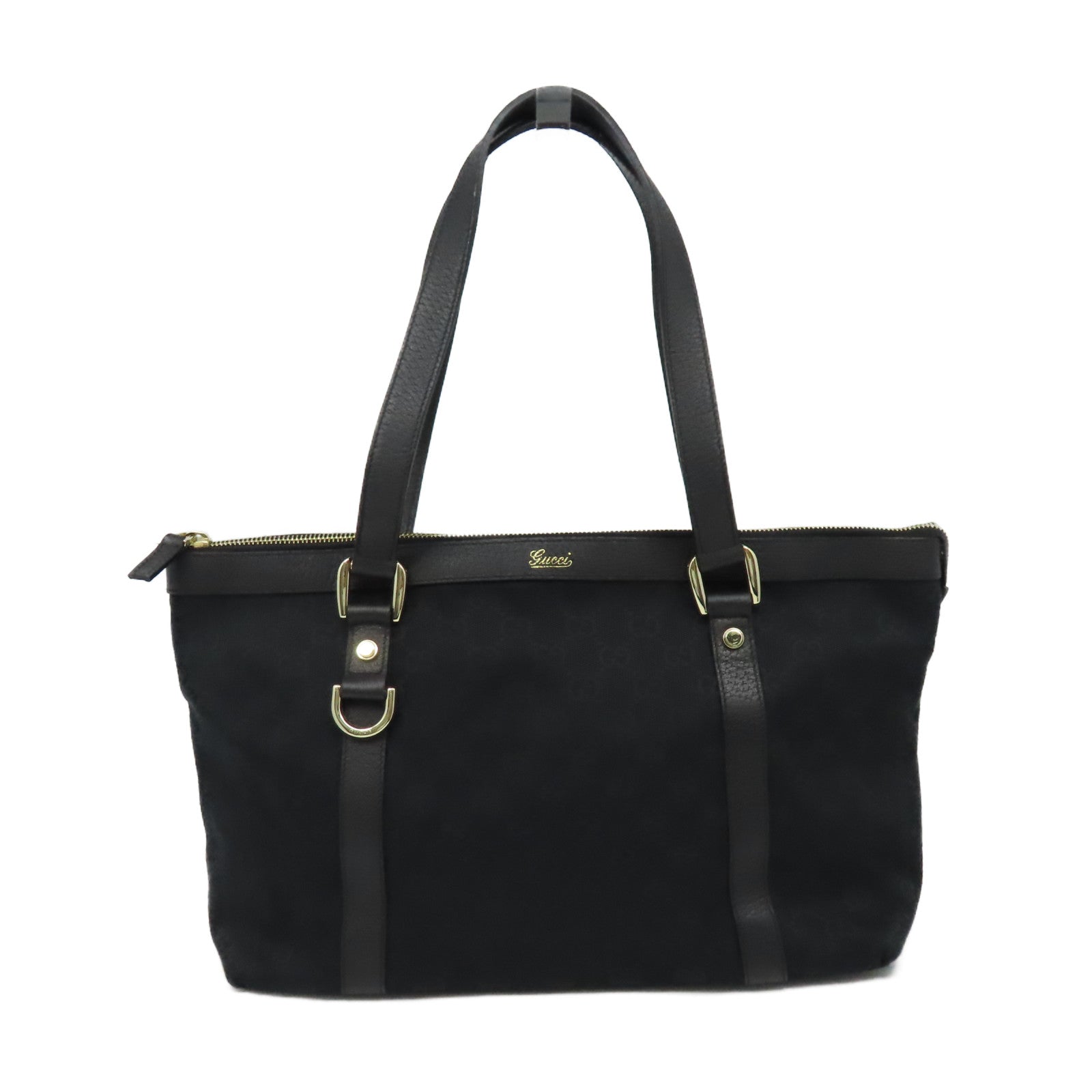 GUCCI GG帆布Hand Bag手挽袋黑色