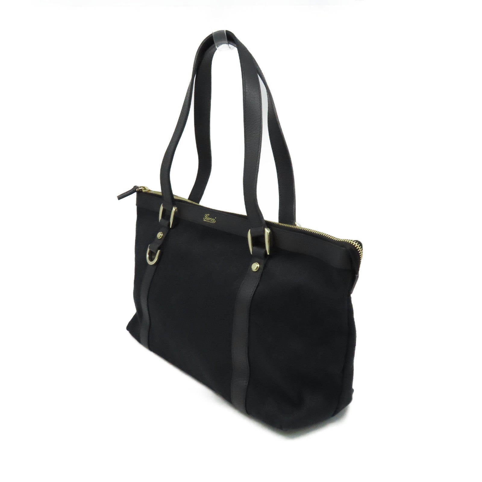 GUCCI GG帆布Hand Bag手挽袋黑色