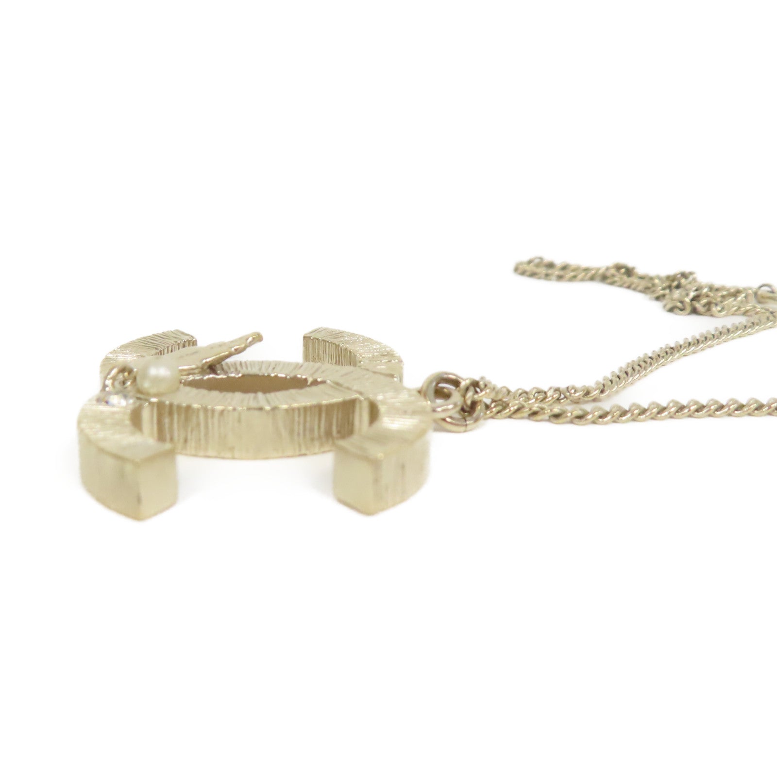 CHANEL 金屬Necklace項鍊金色