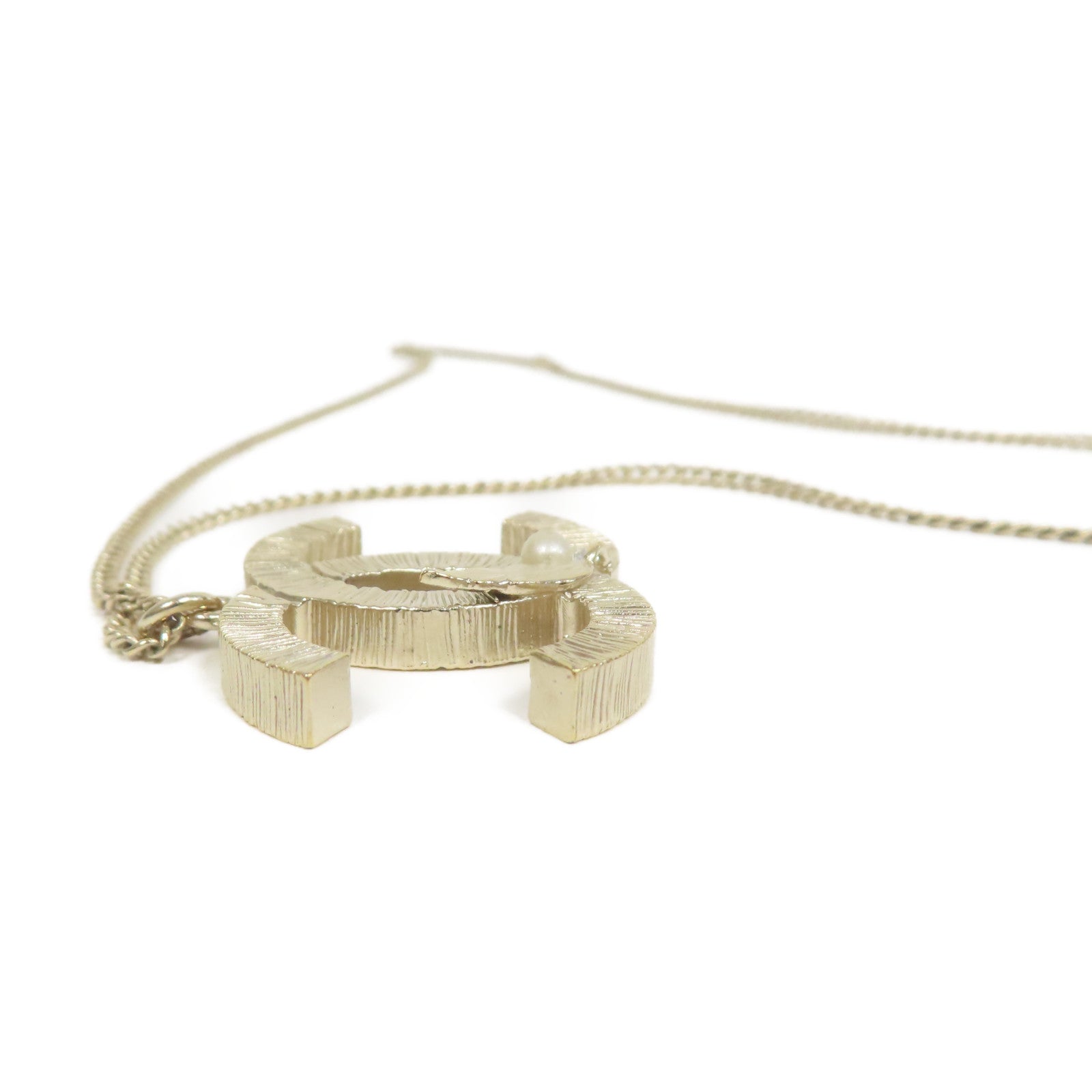CHANEL 金屬Necklace項鍊金色