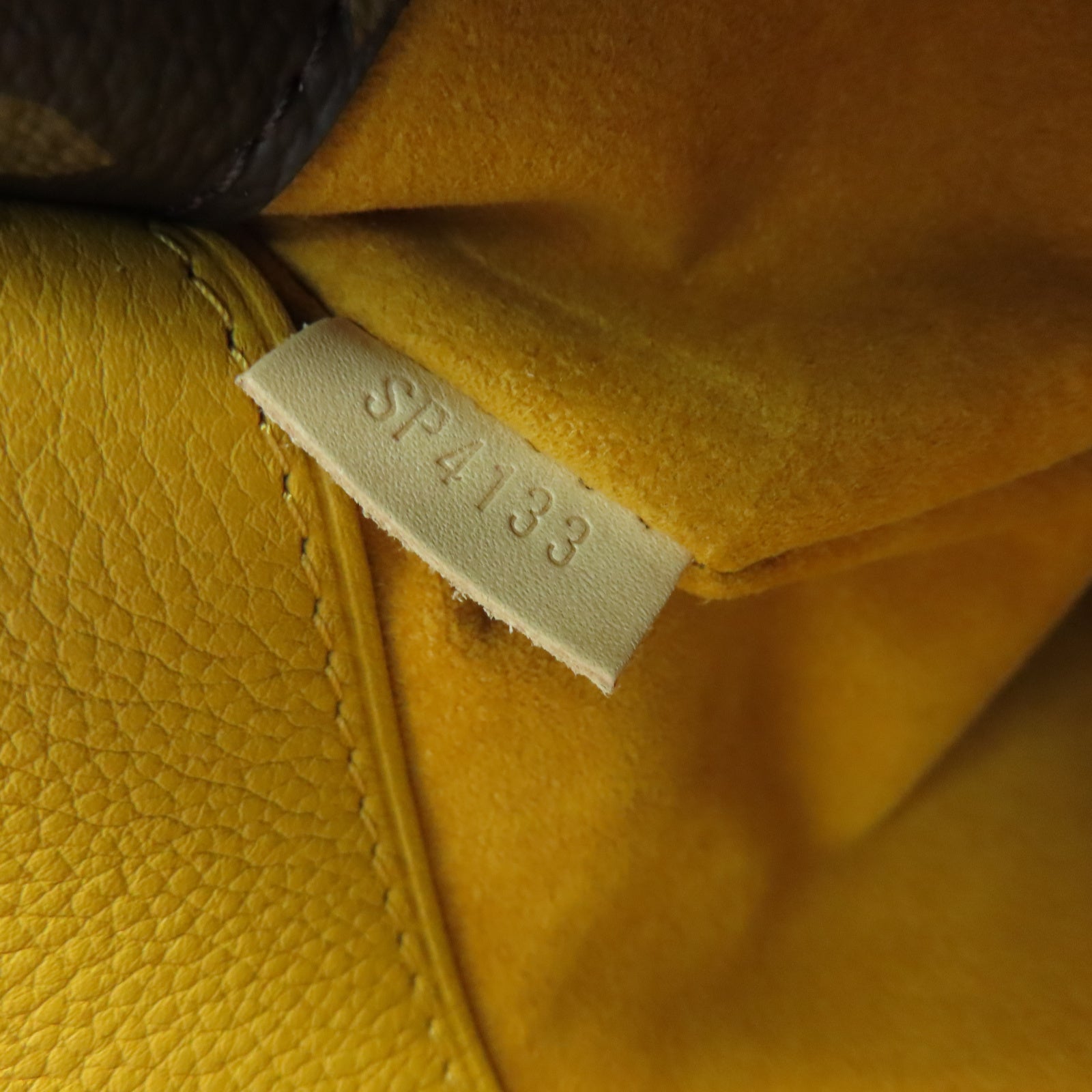 LOUIS VUITTON 【激減優惠】Monogram Pallas MM金扣手挽袋棕色
