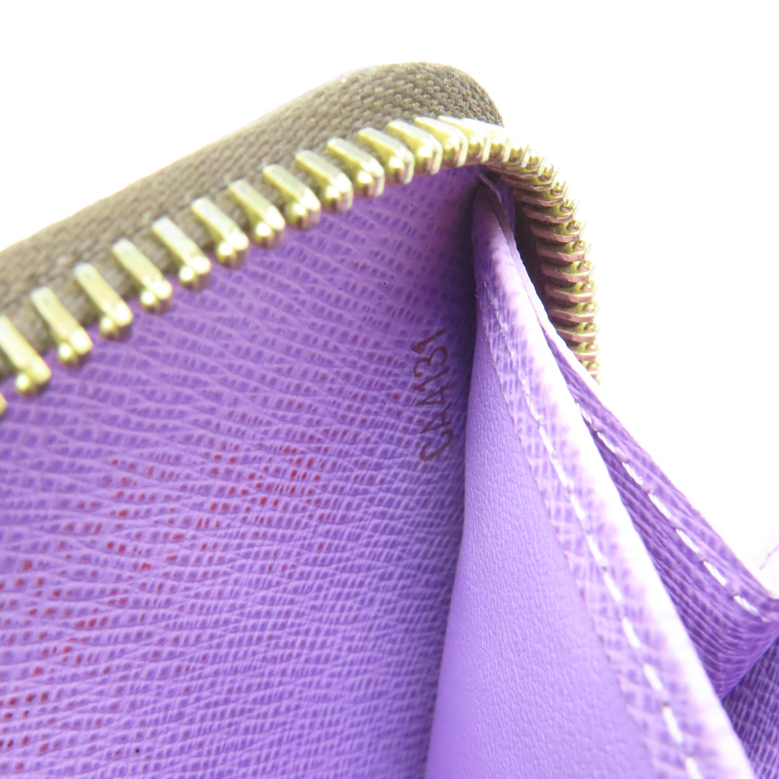 LOUIS VUITTON Damier Zippy Wallet金扣長錢包啡色