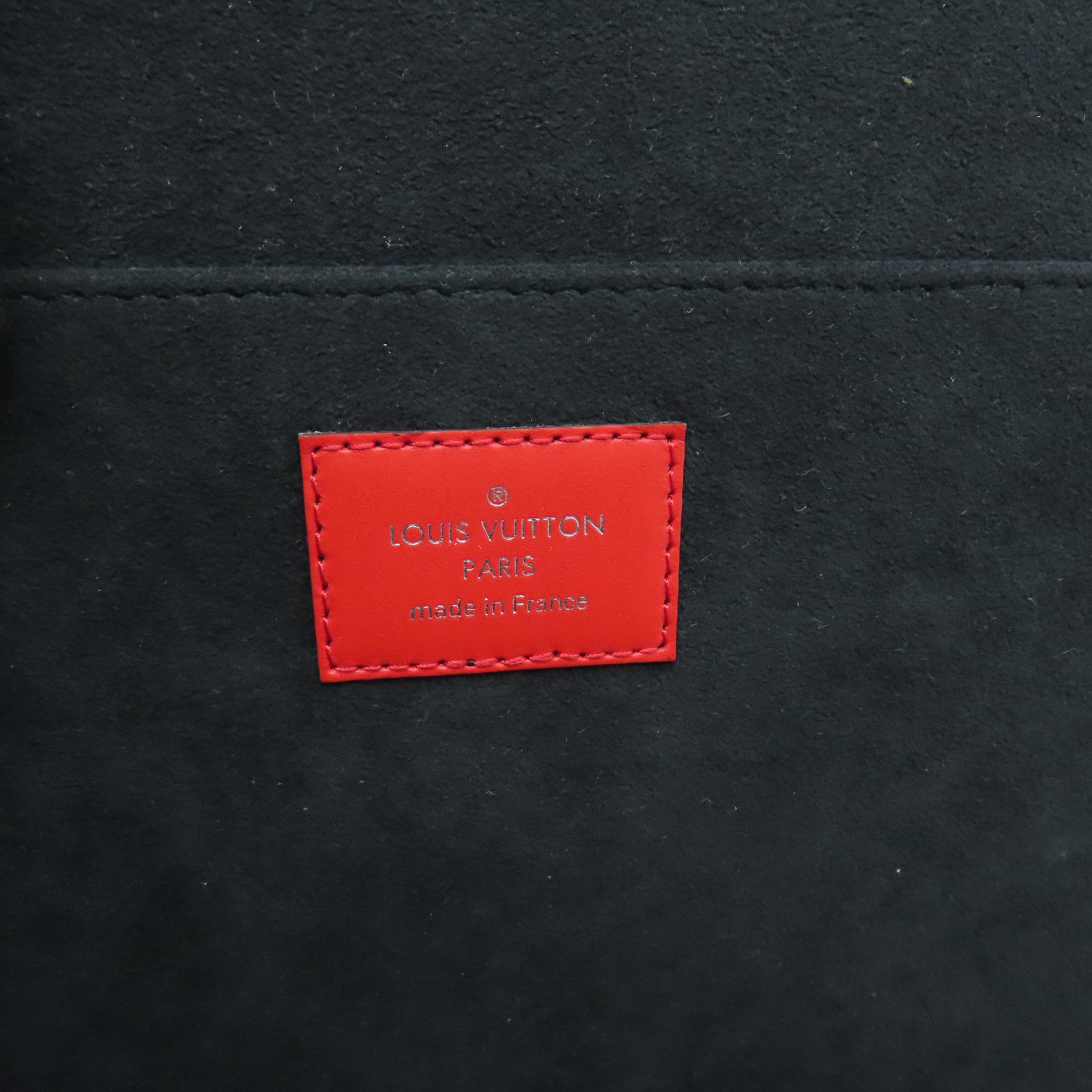LOUIS VUITTON 【激減優惠】Epi Supreme Pochette Jules GM銀扣手拿包紅色