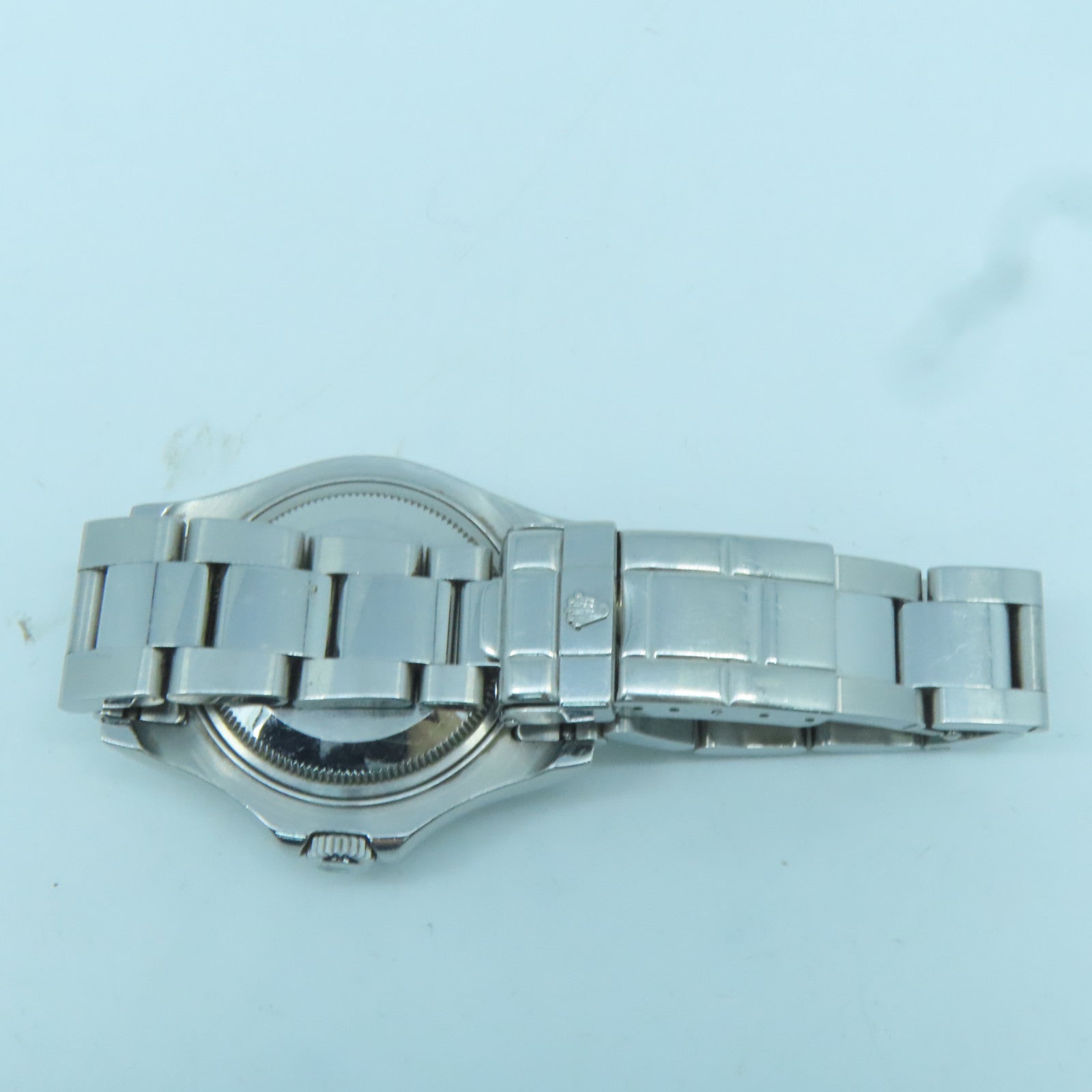 ROLEX Yacht Master 18K白金/不鏽鋼手錶自動機芯銀色