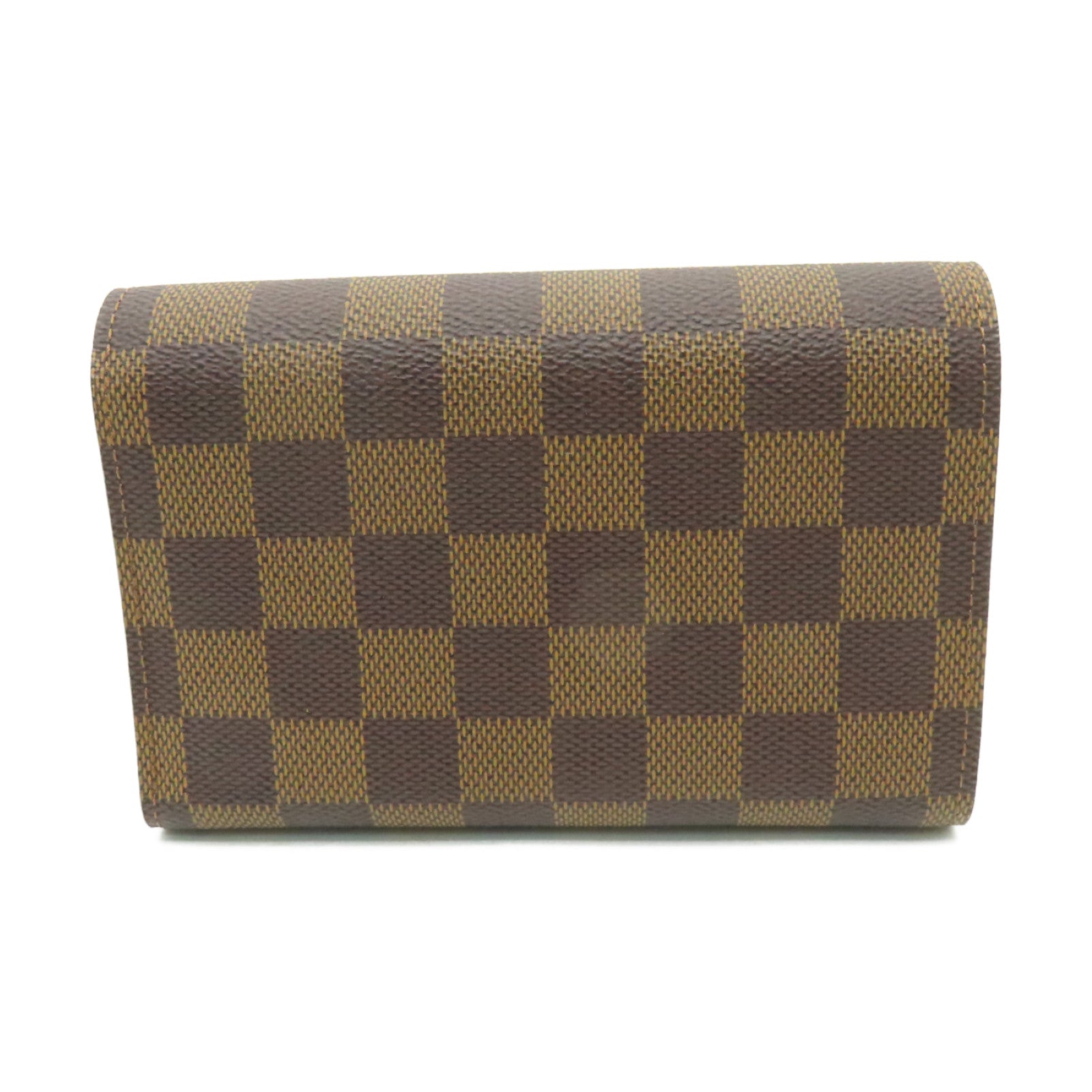 LOUIS VUITTON Damier Wallet金扣錢包啡色