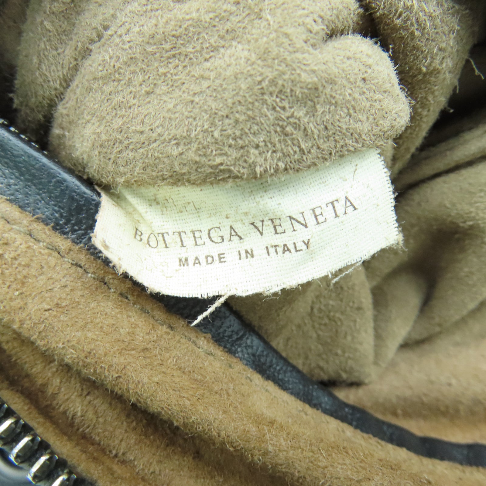 BOTTEGA VENETA 【激減優惠】牛皮皮革2 Way Shoulder黑扣手挽肩背兩用袋黑色