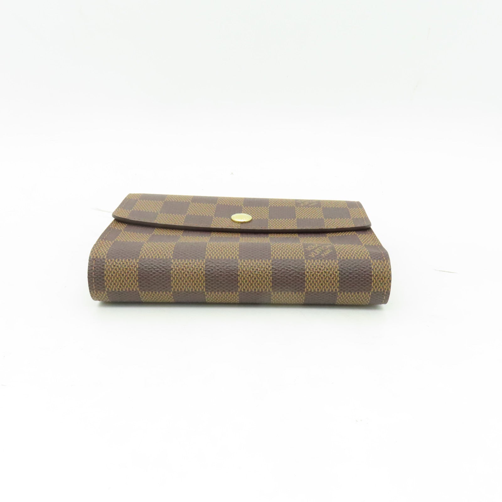 LOUIS VUITTON Damier Wallet金扣錢包啡色