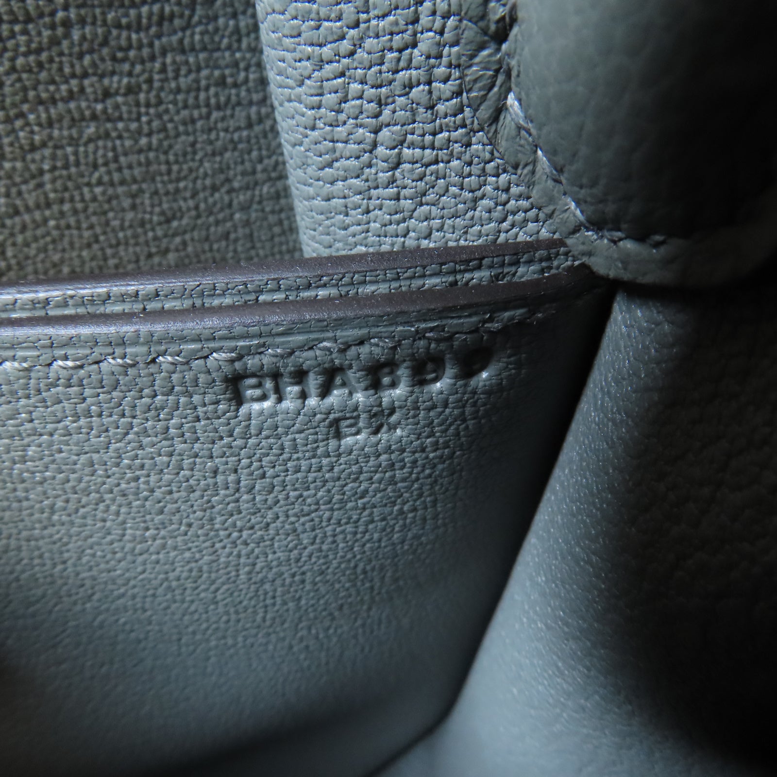 HERMES Evercolor皮革Mini Roulis金扣肩背袋深灰色