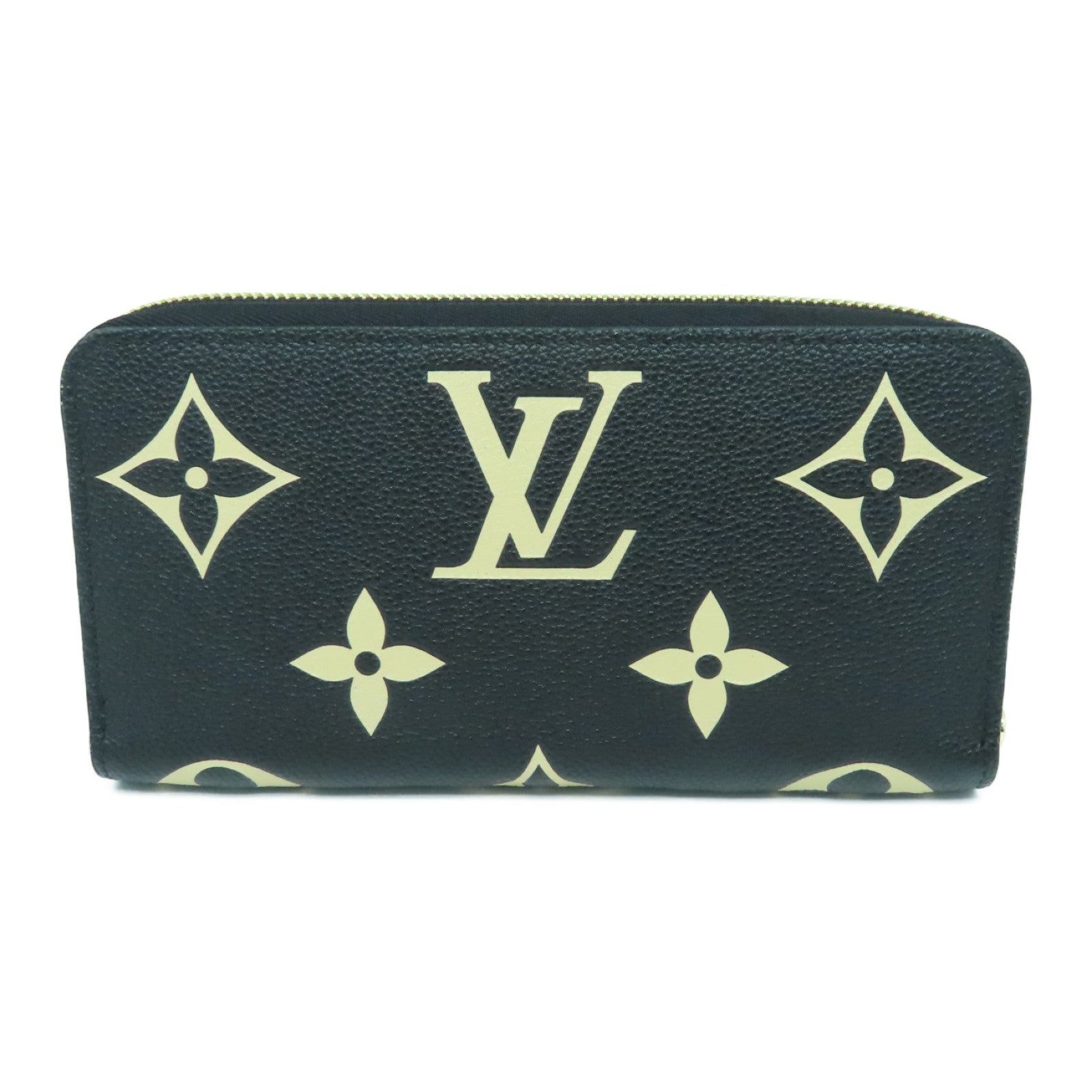 LOUIS VUITTON Monogram Empreinte Long Wallet金扣长钱包黑色