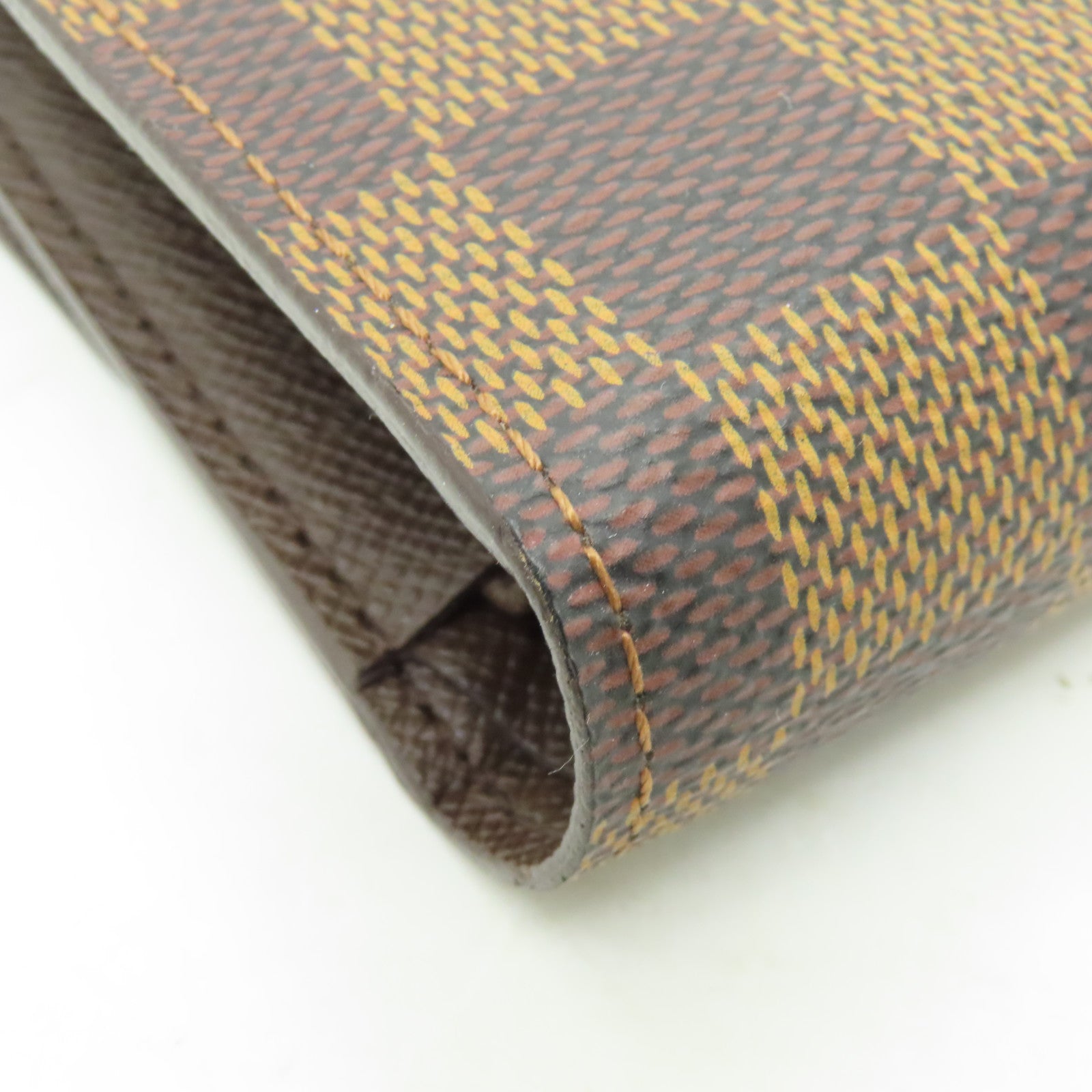 LOUIS VUITTON Damier Wallet金扣錢包啡色