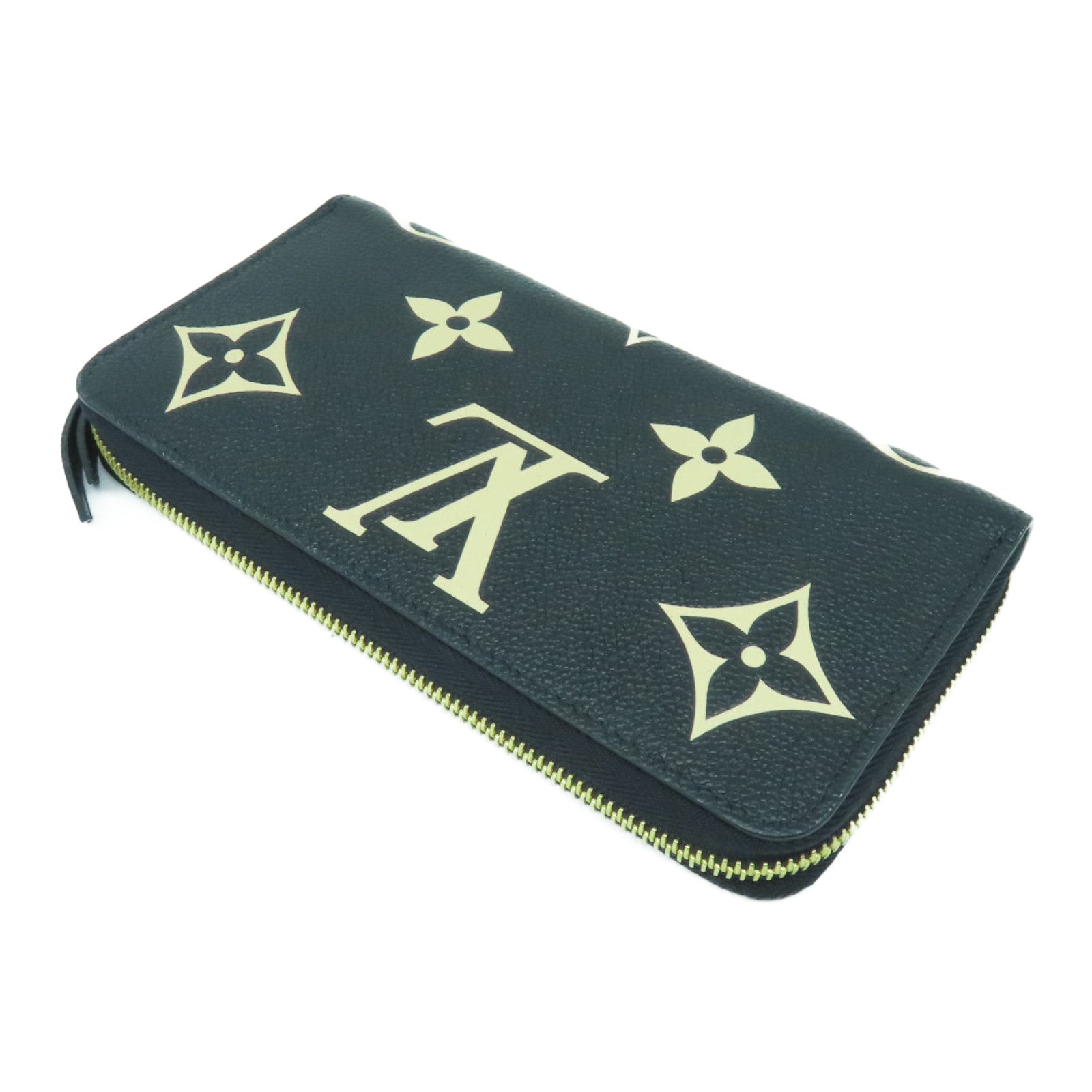 LOUIS VUITTON Monogram Empreinte Long Wallet金扣长钱包黑色