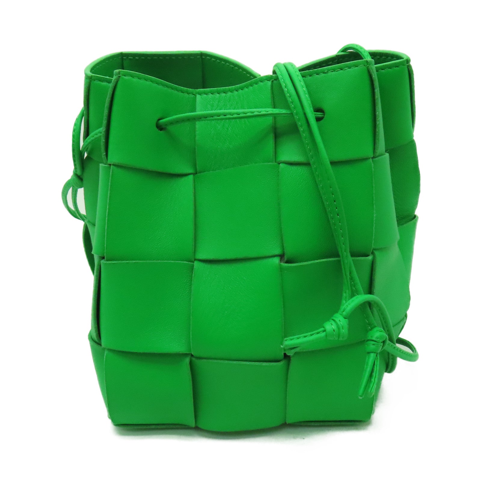 BOTTEGA VENETA 織紋皮革Shoulder Bag肩背袋綠色