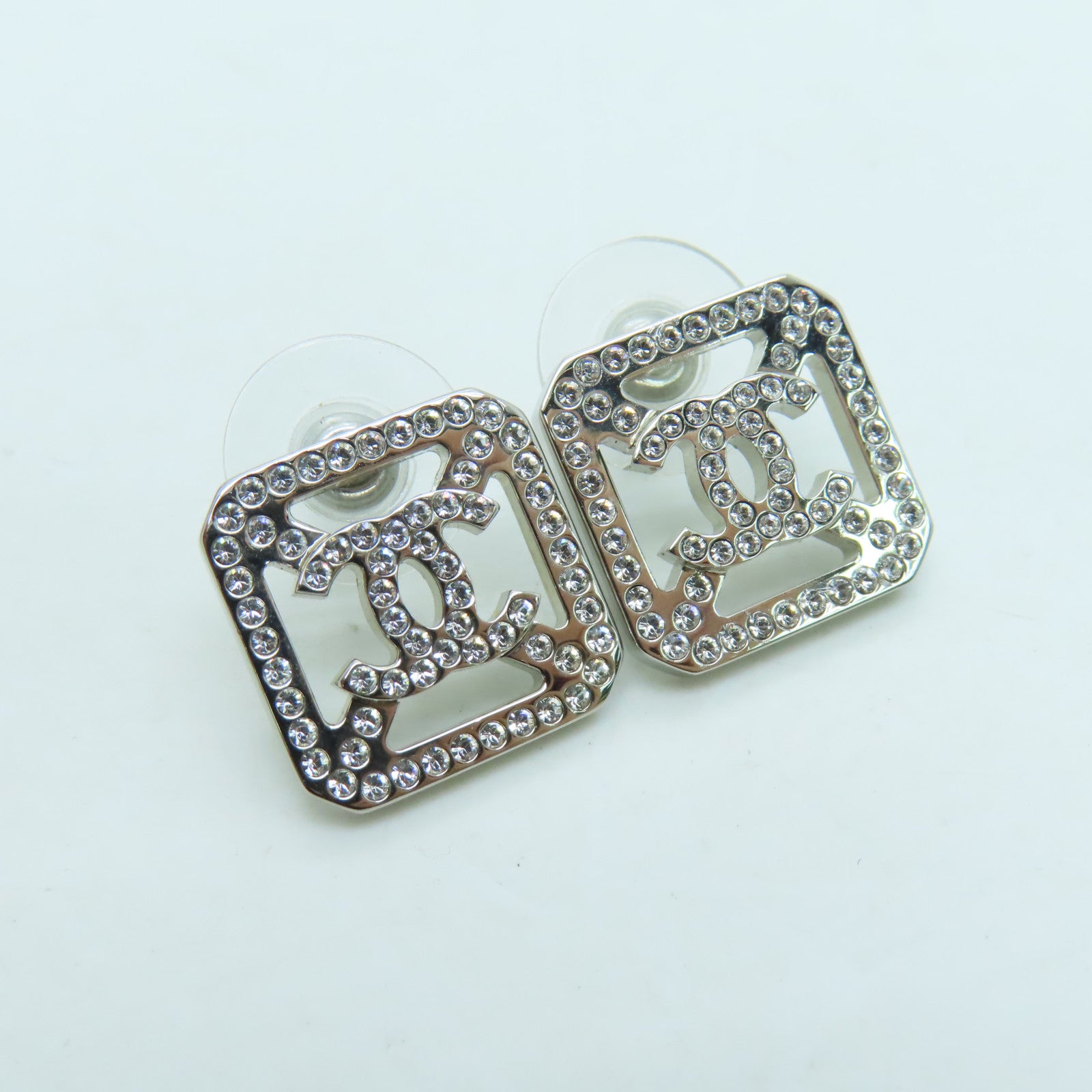 CHANEL 金属Earrings耳环银色