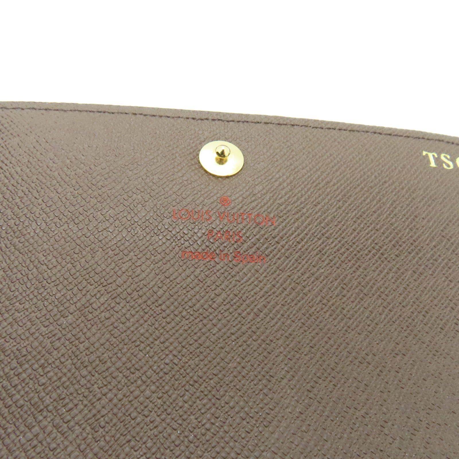 LOUIS VUITTON Damier Wallet金扣錢包啡色