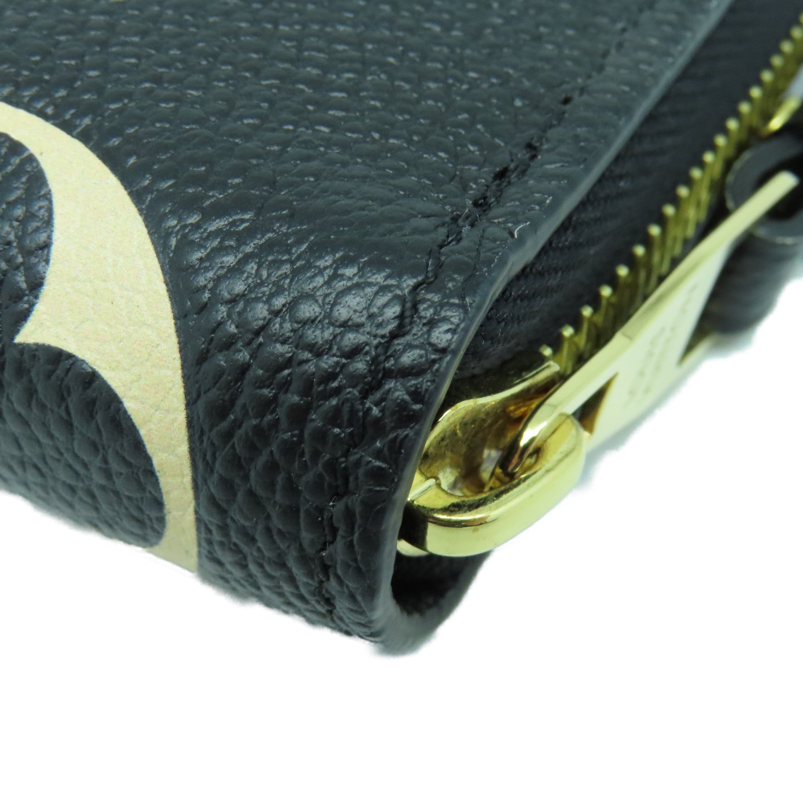 LOUIS VUITTON Monogram Empreinte Long Wallet金扣长钱包黑色