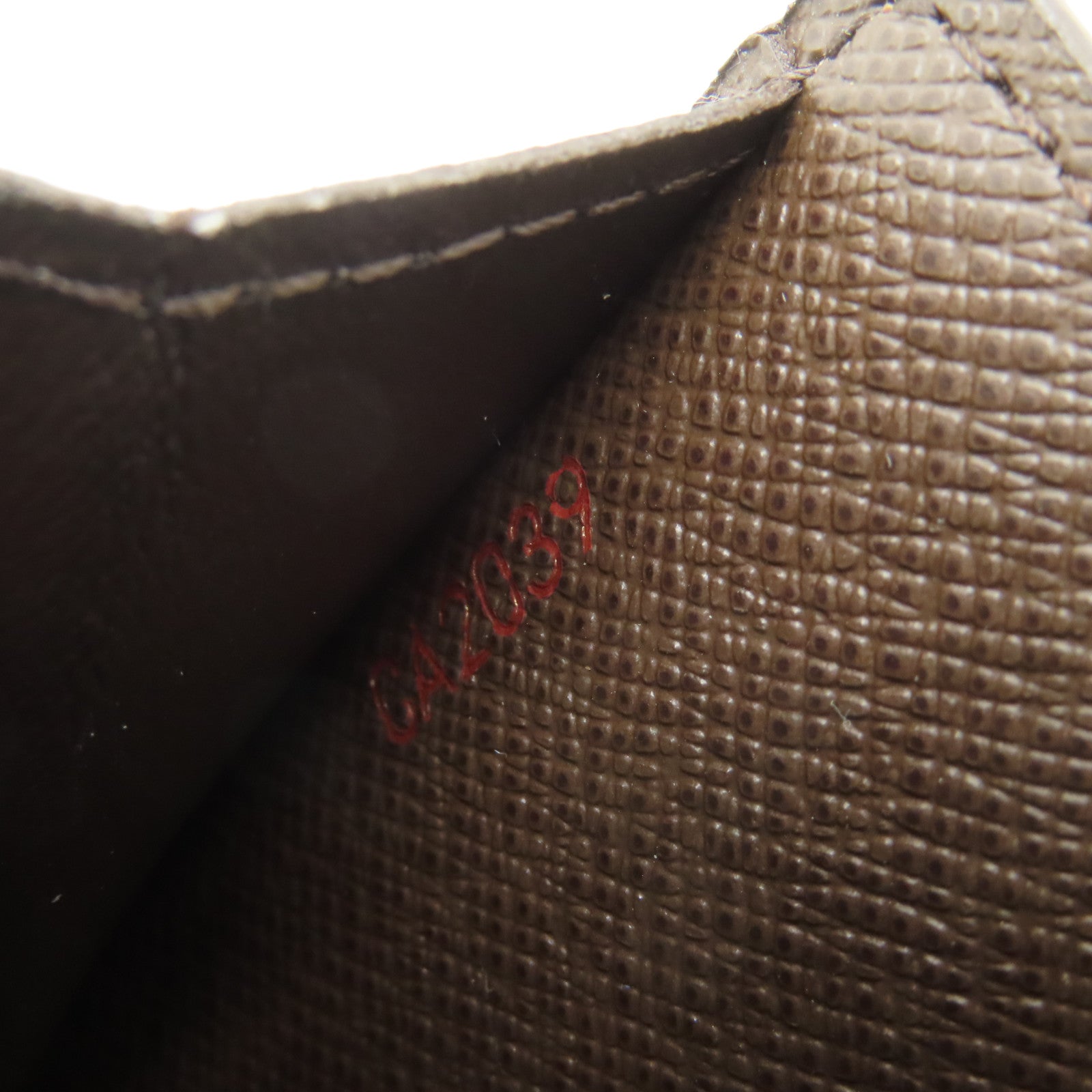 LOUIS VUITTON Damier Wallet金扣錢包啡色