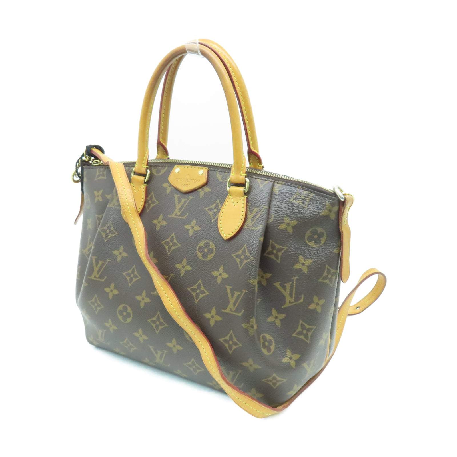 LOUIS VUITTON 【激減優惠】Monogram Turenne PM金扣手挽肩背兩用袋棕色