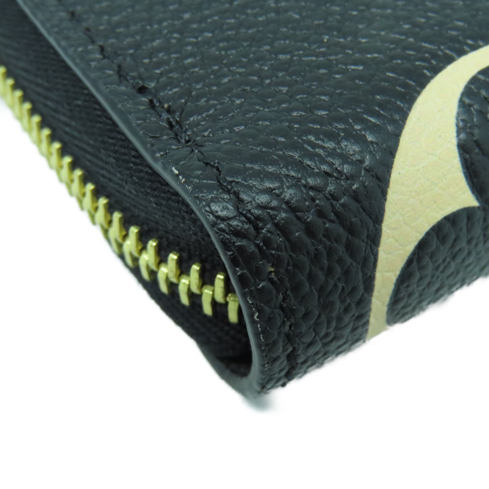 LOUIS VUITTON Monogram Empreinte Long Wallet金扣长钱包黑色