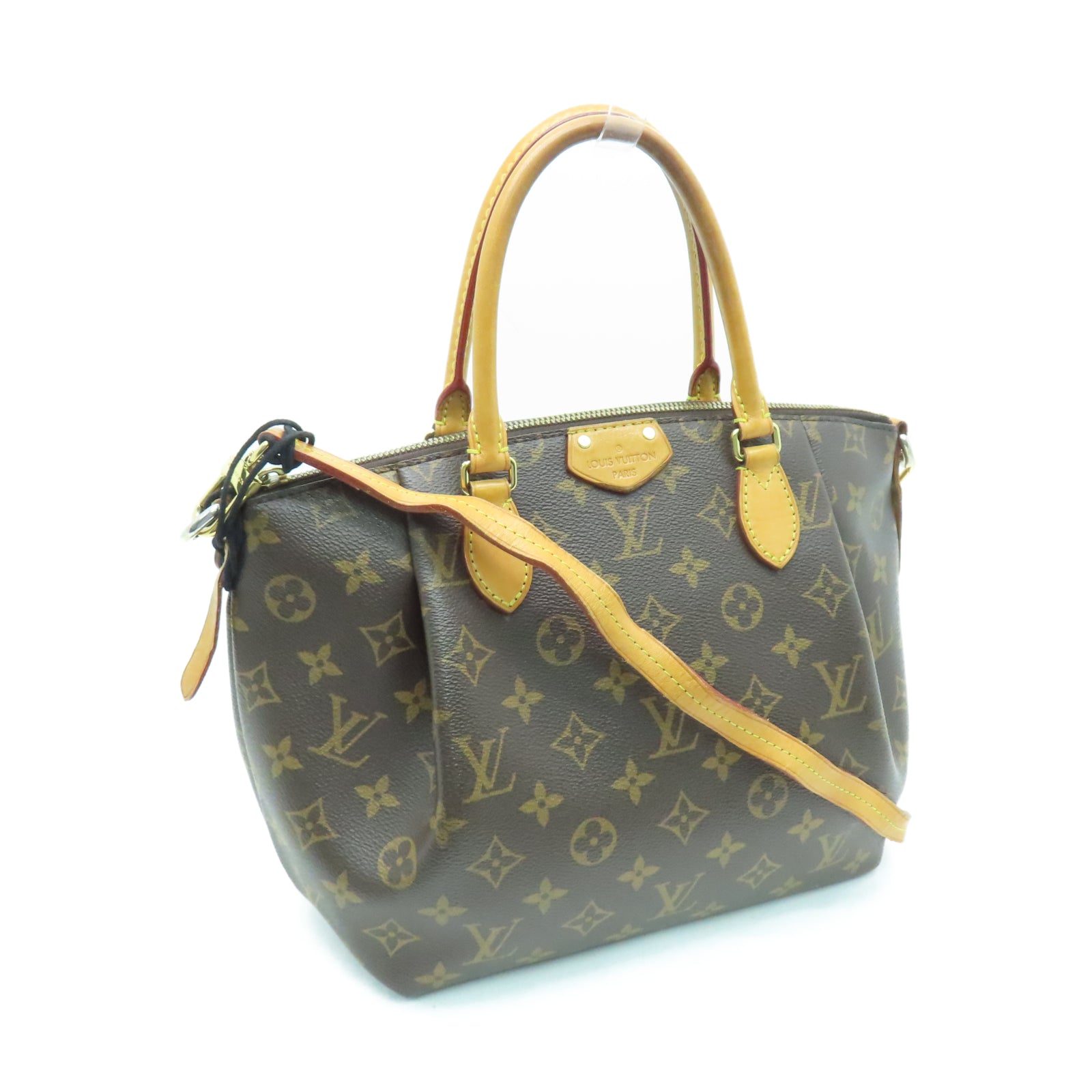 LOUIS VUITTON 【激減優惠】Monogram Turenne PM金扣手挽肩背兩用袋棕色