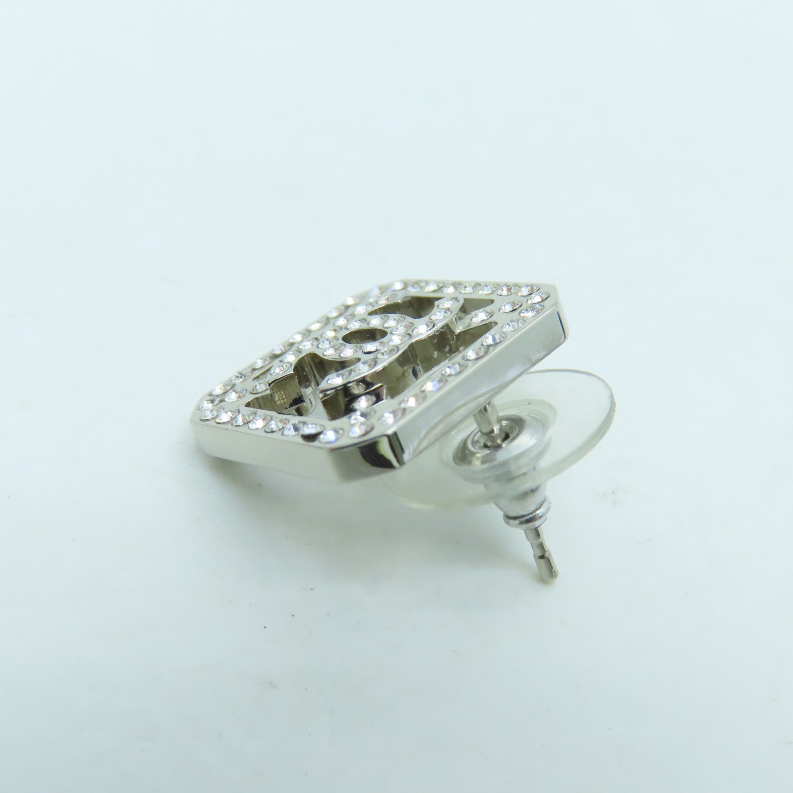 CHANEL 金属Earrings耳环银色