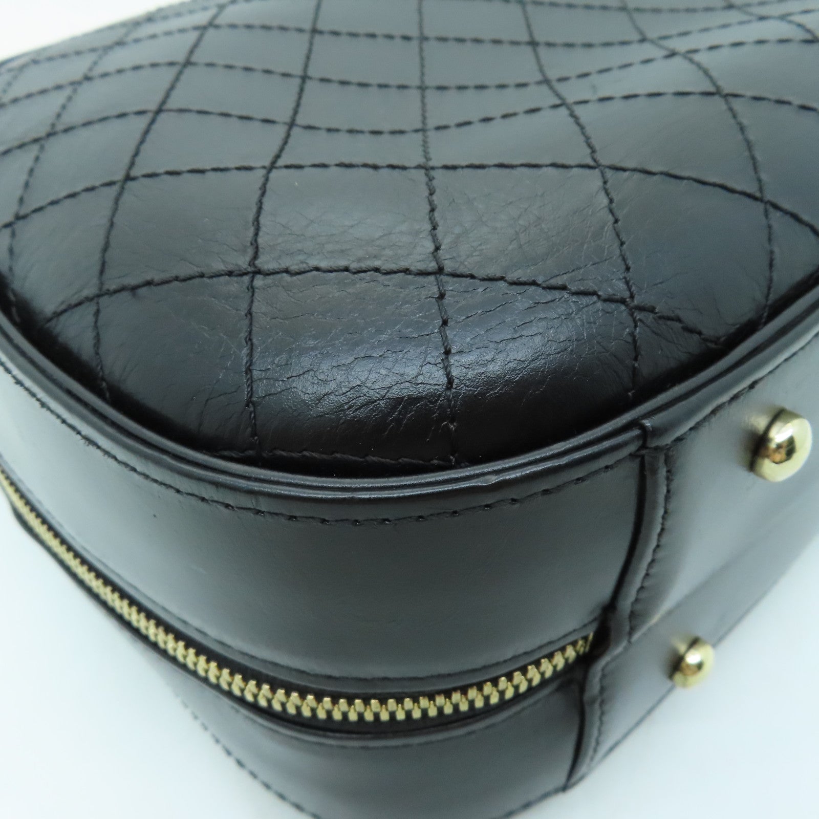 CHANEL 【激減優惠】菱格牛皮皮革Chain Shoulder Bag金扣鏈帶肩背袋黑色