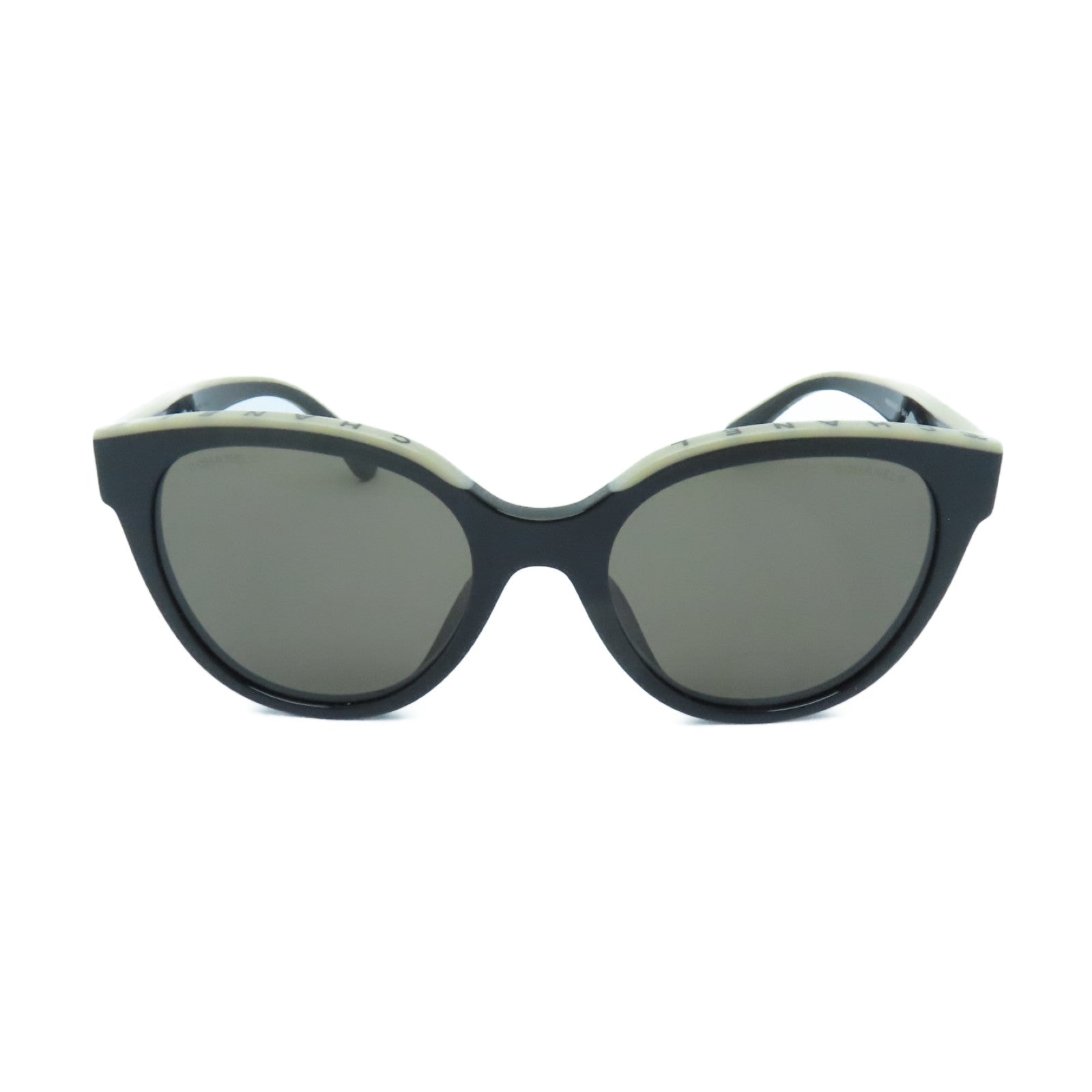 CHANEL PVC Sunglasses太陽眼鏡黑色/白色