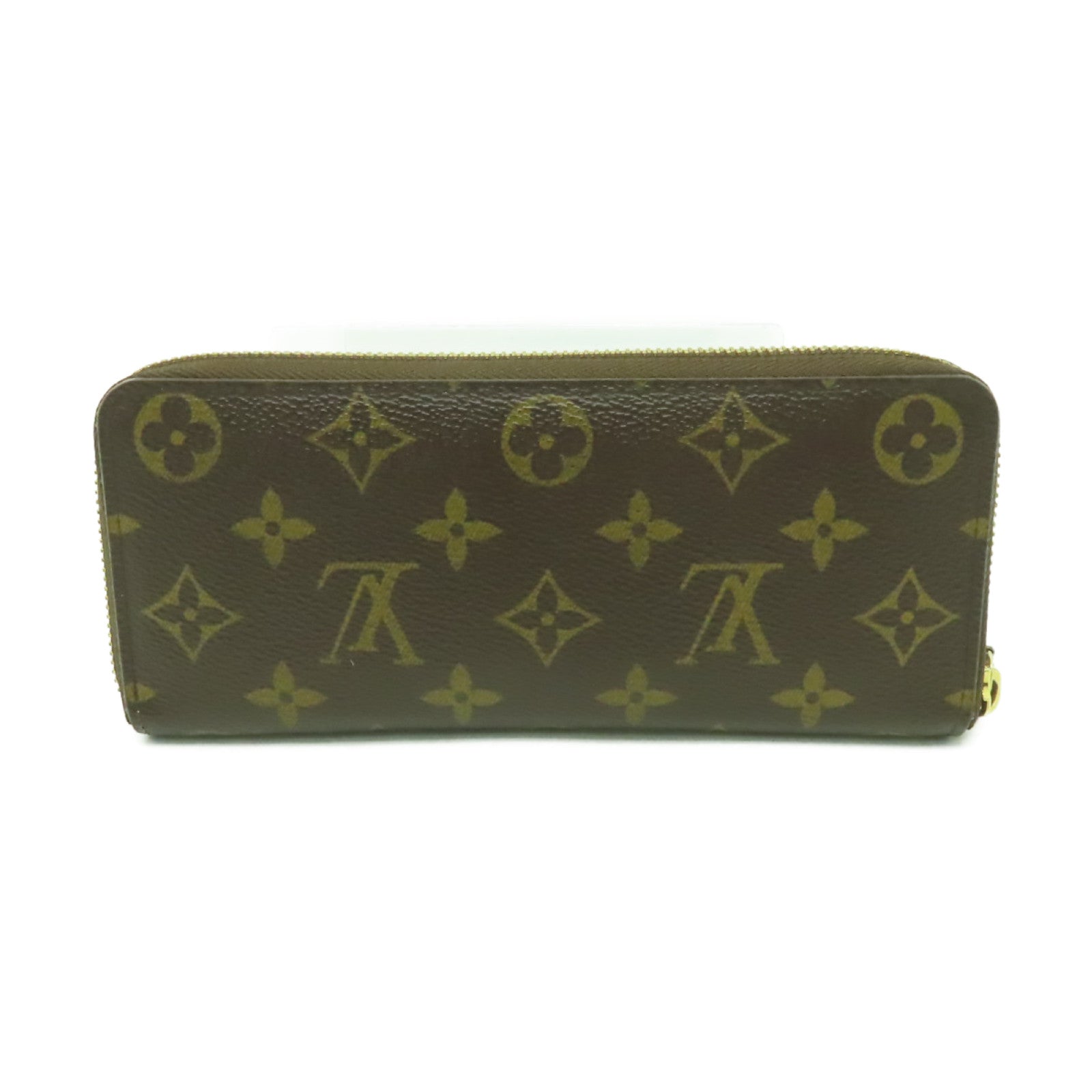 LOUIS VUITTON Monogram Clemence Wallet金扣長錢包啡色/粉紅色