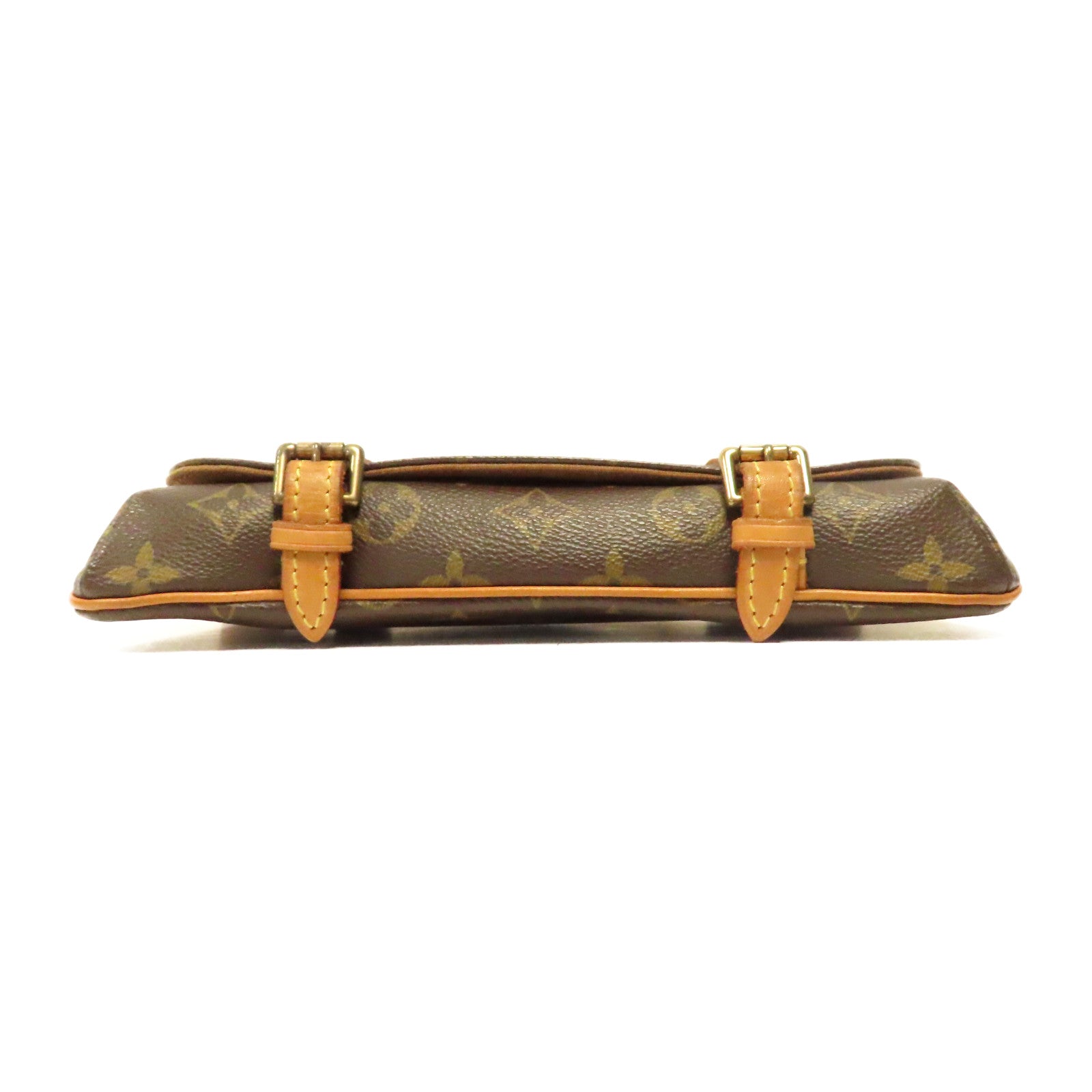 LOUIS VUITTON Monogram Pochette Marelle Bum金扣啡色