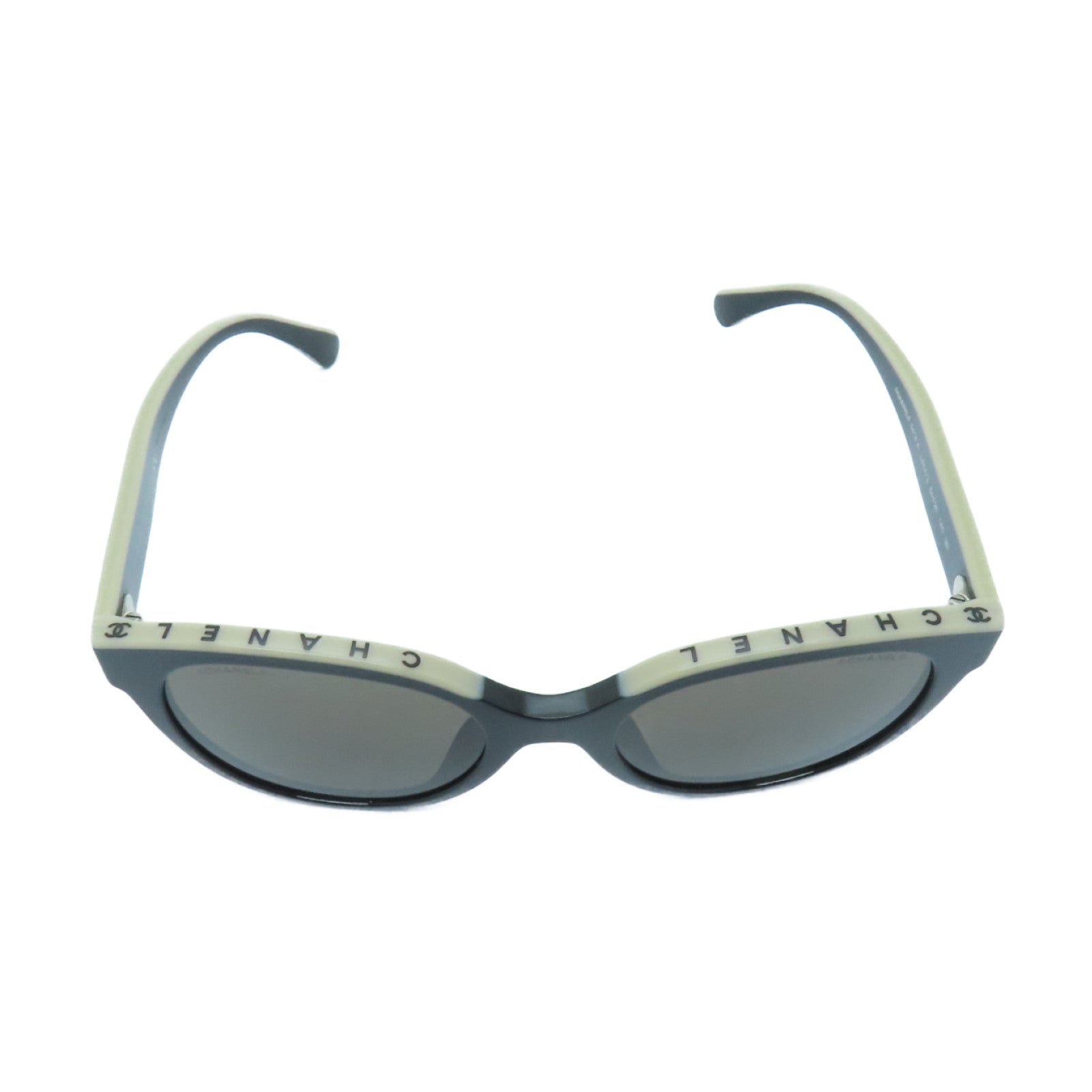 CHANEL PVC Sunglasses太陽眼鏡黑色/白色