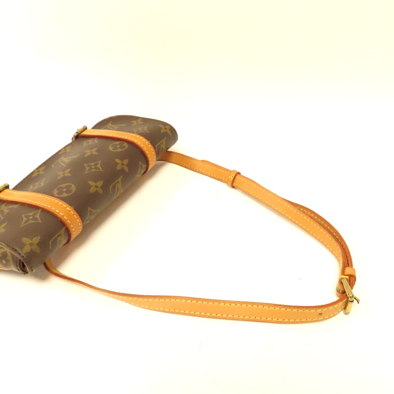 LOUIS VUITTON Monogram Pochette Marelle Bum金扣啡色