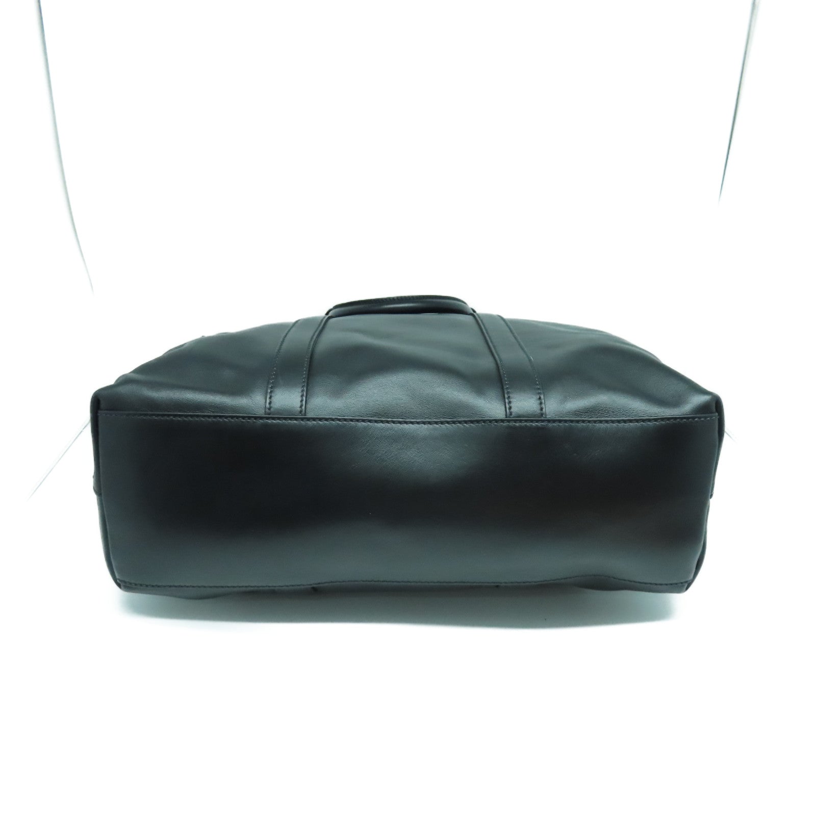 PRADA 牛皮皮革2Way Shoulder手挽肩背两用袋黑色