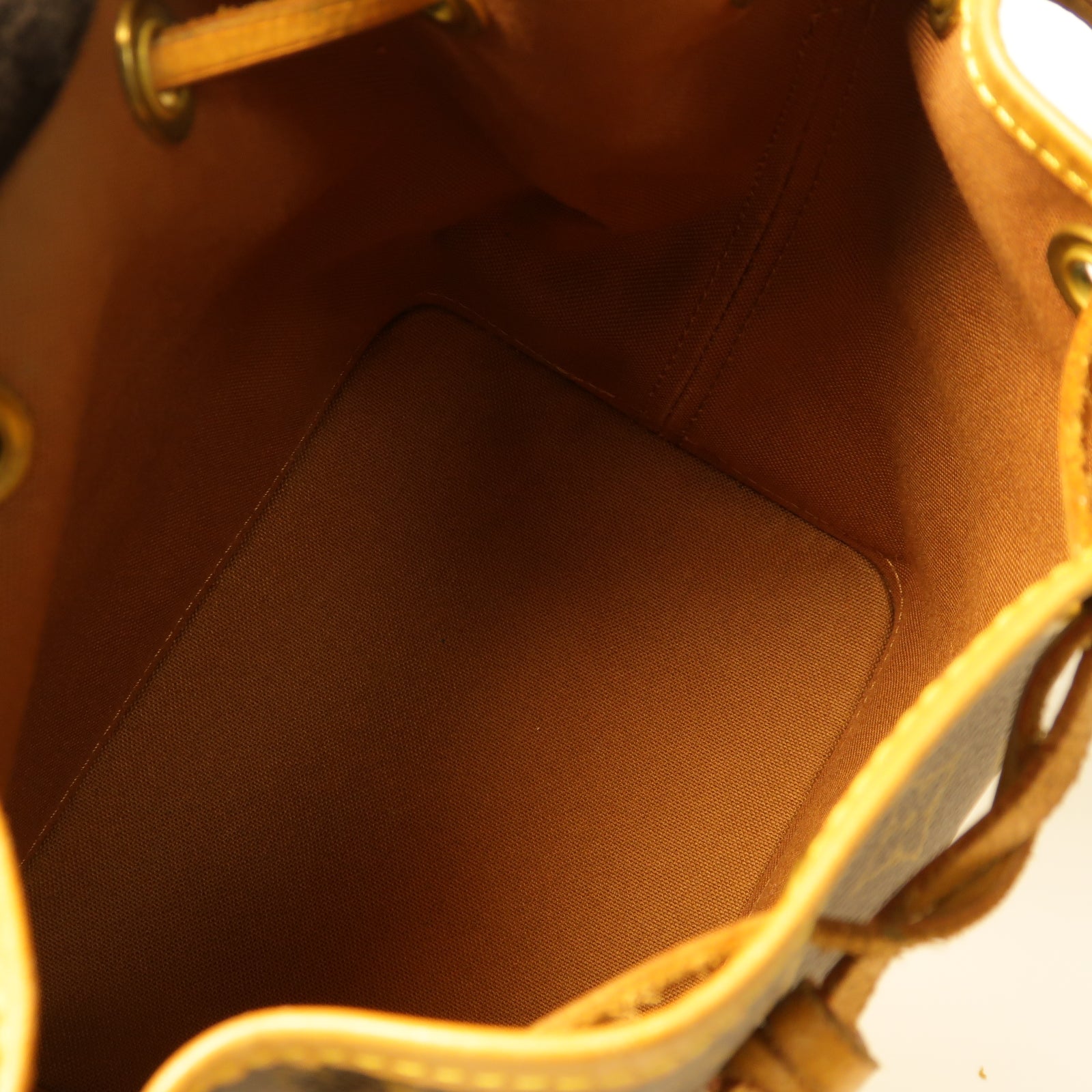 LOUIS VUITTON Monogram Mini Noe金扣手挽袋啡色