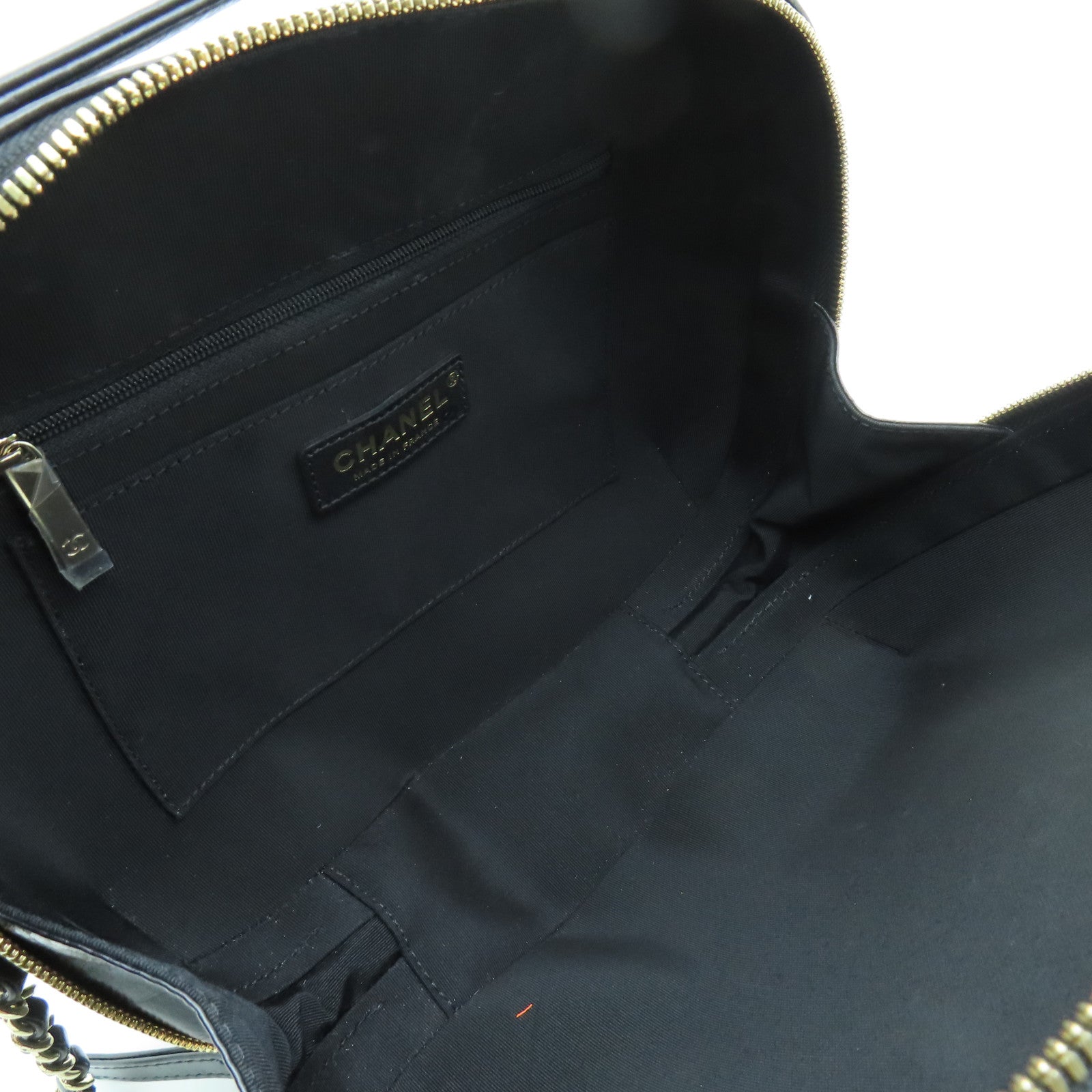 CHANEL 【激減優惠】菱格牛皮皮革Chain Shoulder Bag金扣鏈帶肩背袋黑色