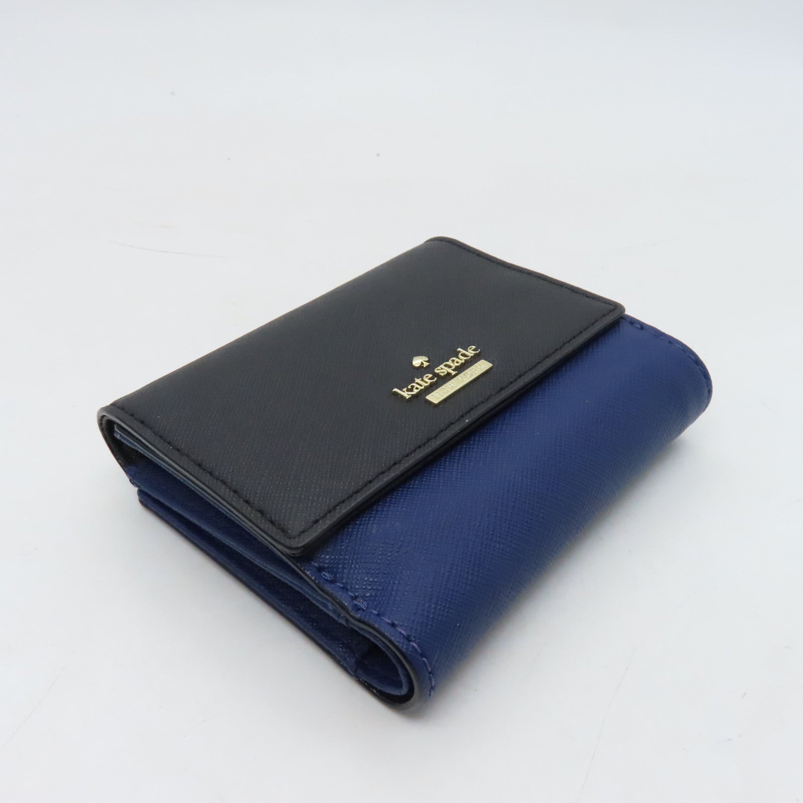 Kate Spade Wallet金扣錢包黑色藍色