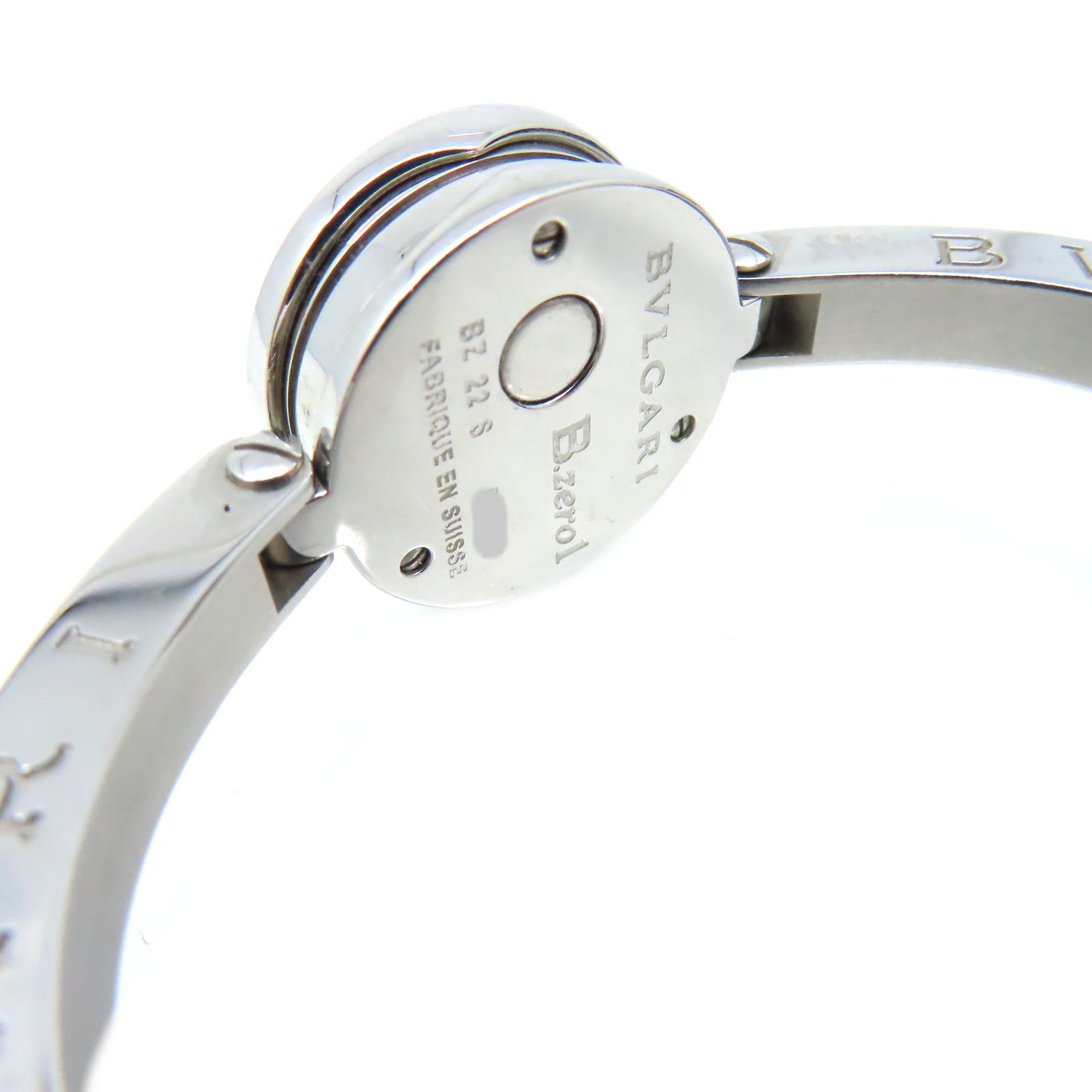 BVLGARI B.zero 1 Watch不鏽鋼石英機芯手錶淺藍色/銀色