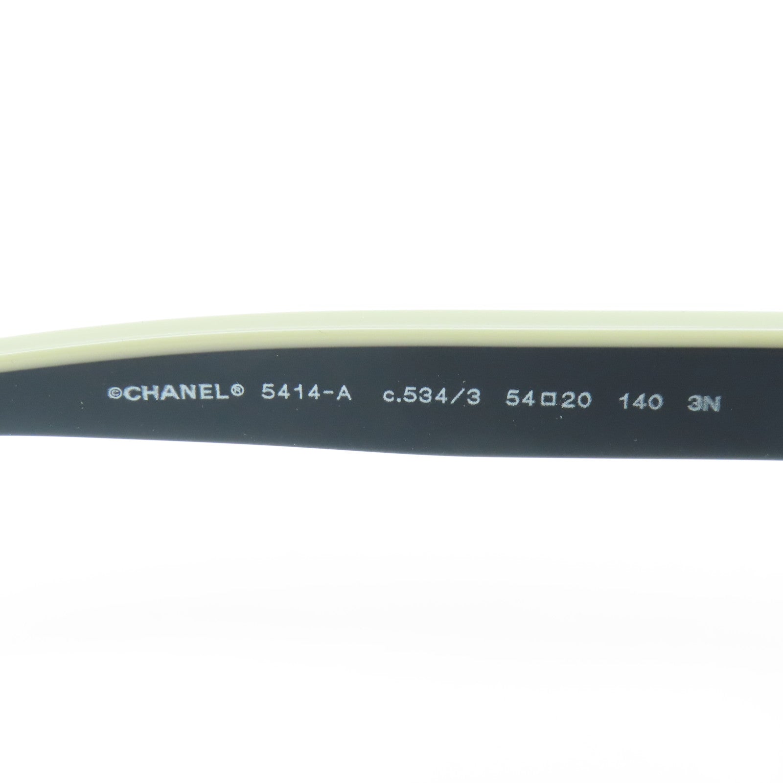 CHANEL PVC Sunglasses太陽眼鏡黑色/白色