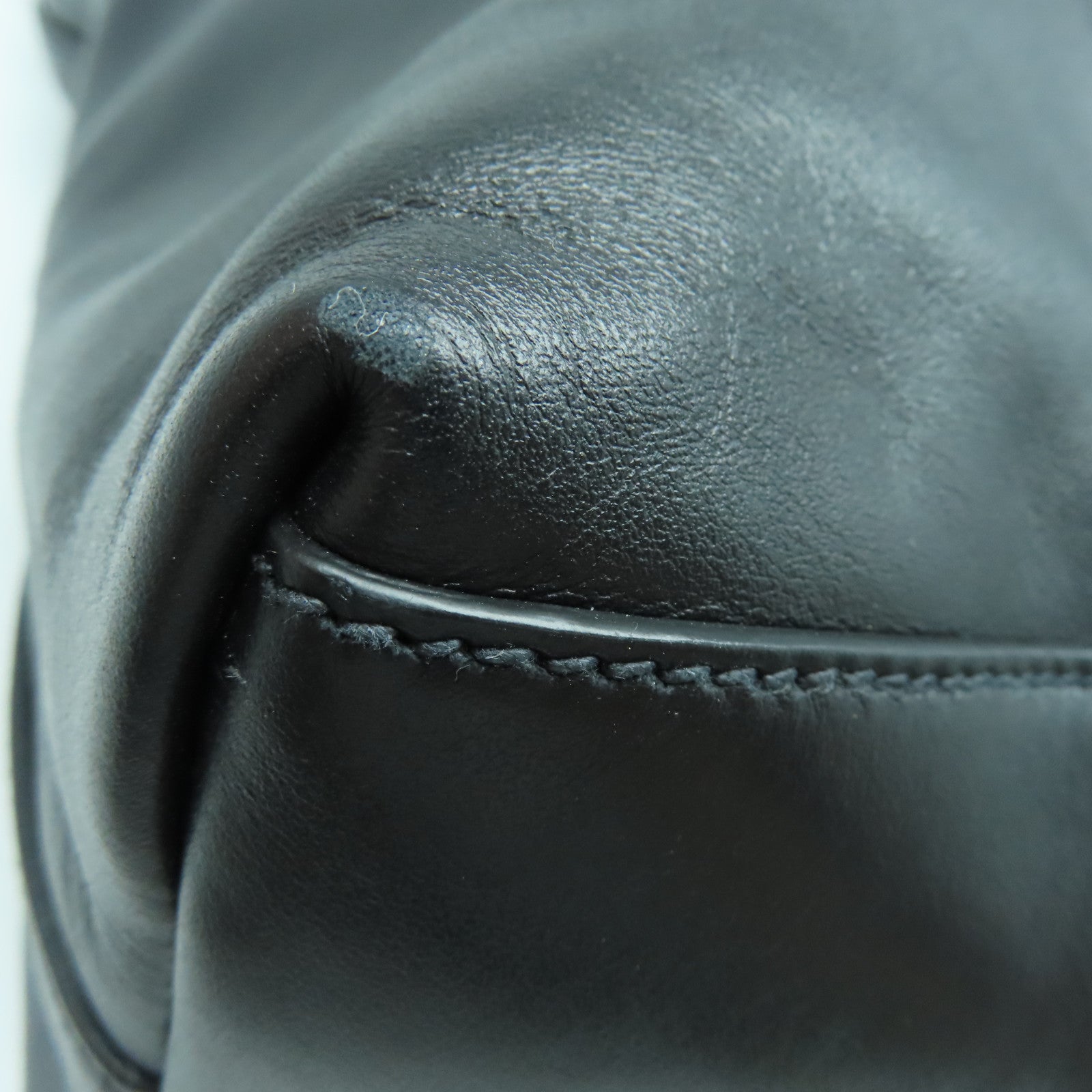 PRADA 牛皮皮革2Way Shoulder手挽肩背两用袋黑色