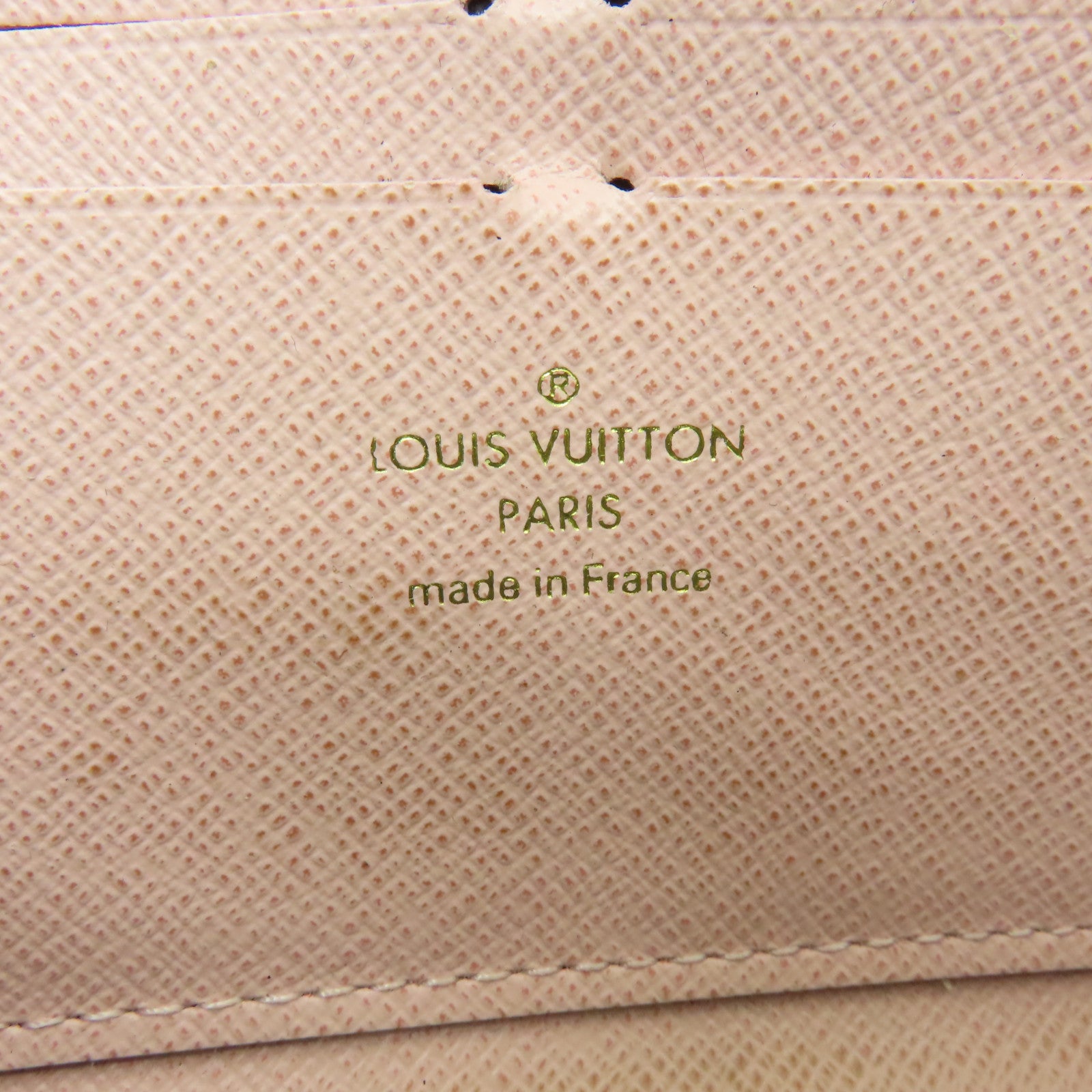 LOUIS VUITTON Monogram Clemence Wallet金扣長錢包啡色/粉紅色