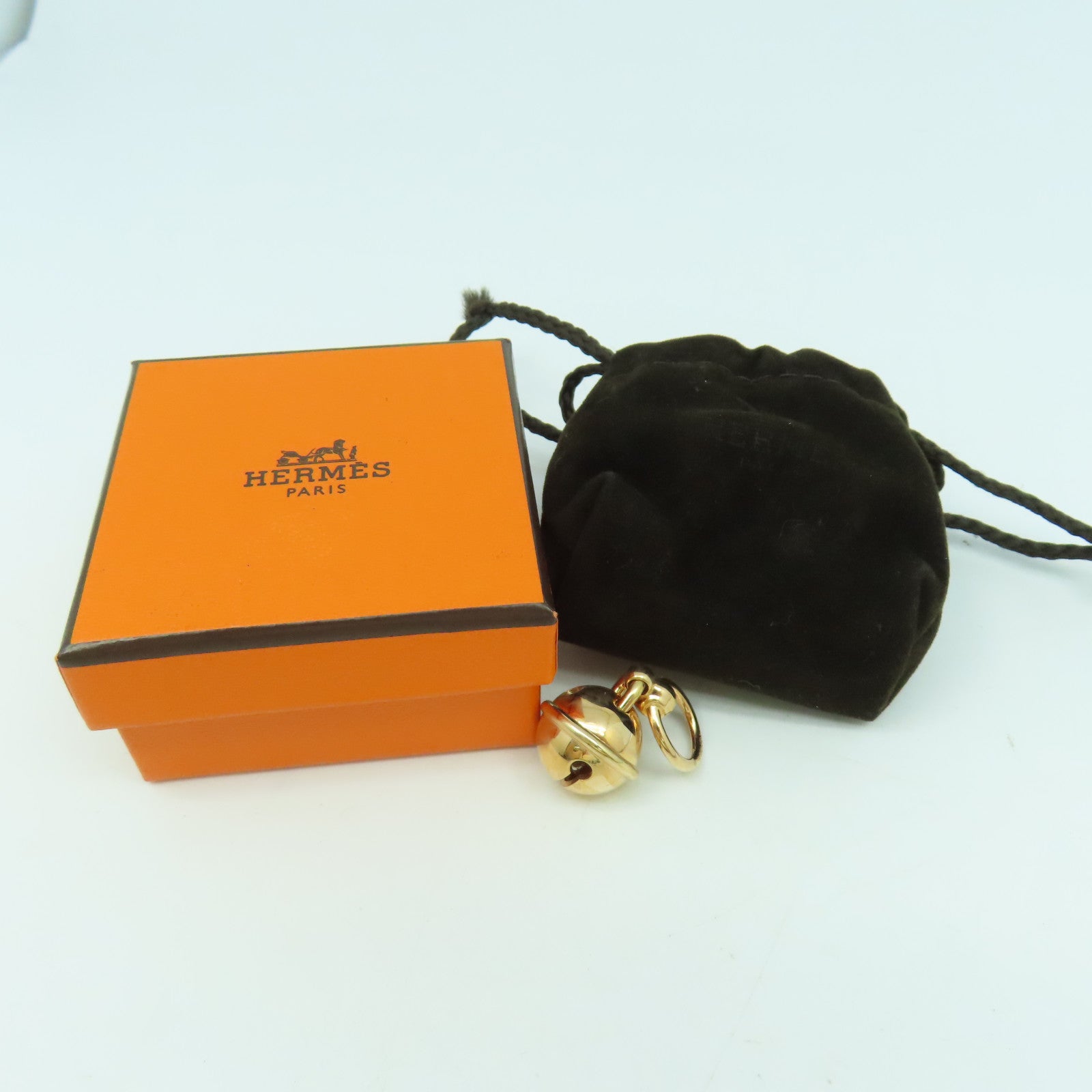 HERMES 金屬Scarf Charm絲巾扣玫瑰金色