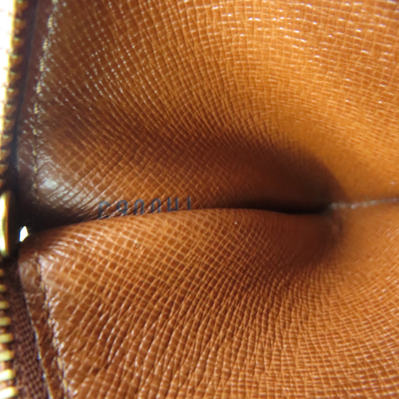 LOUIS VUITTON Monogram Long Wallet Gold Buckle Long Wallet Brown