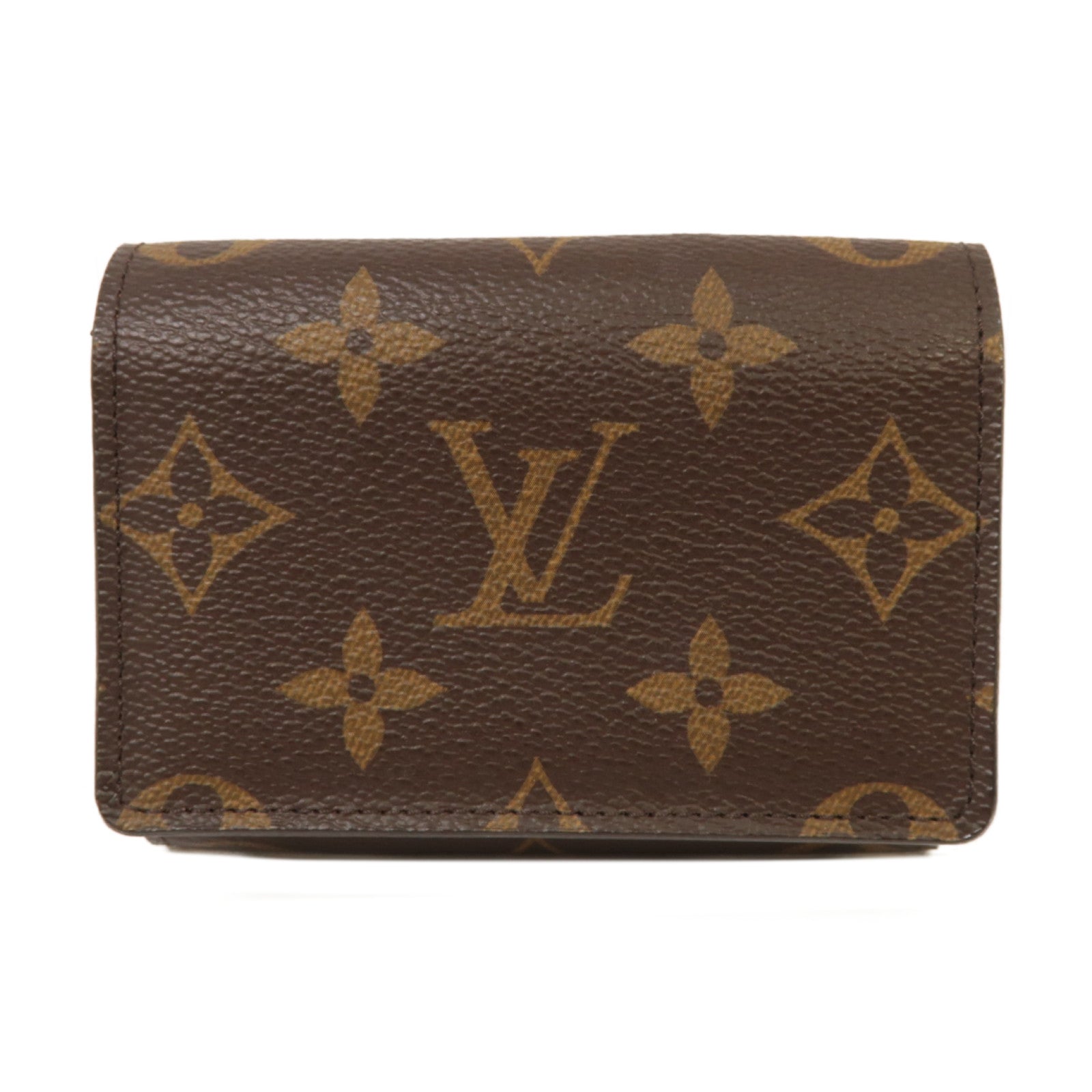 LOUIS VUITTON Monogram Card Case卡片套啡色