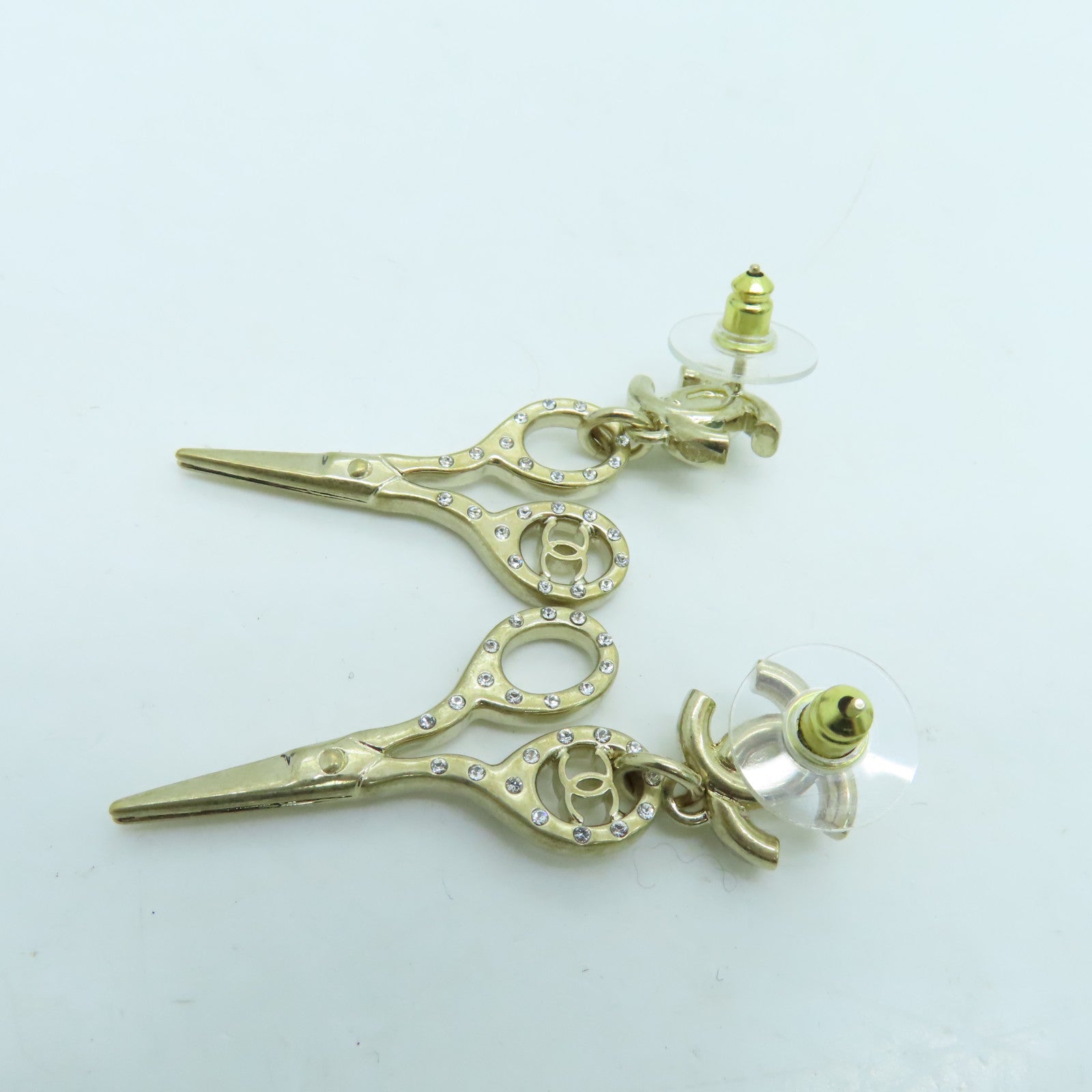 CHANEL 金属Earrings耳环金色